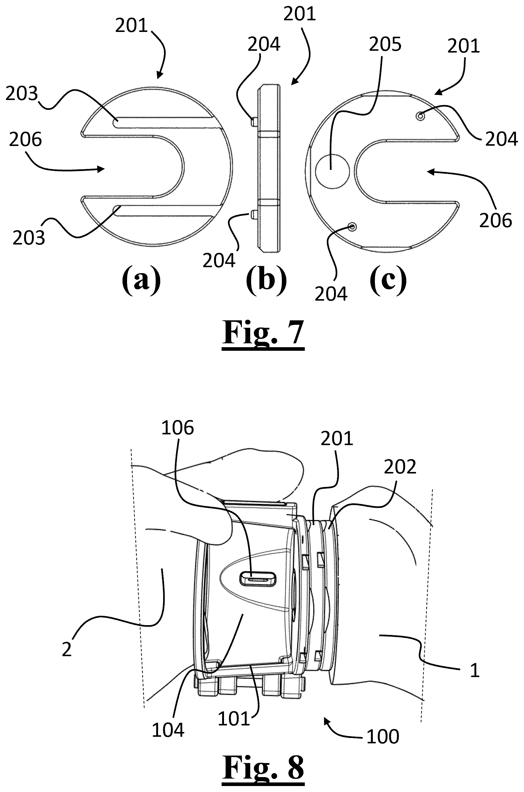 Patent US12569356 Figure 4 – Surgical spacer device for a joint