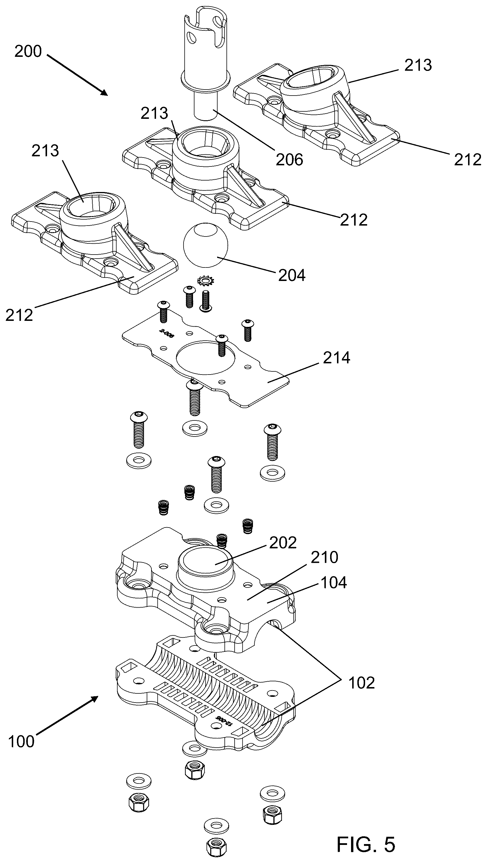 Patent US12569357 Figure 5 – Handle adapter and kit for limb differences