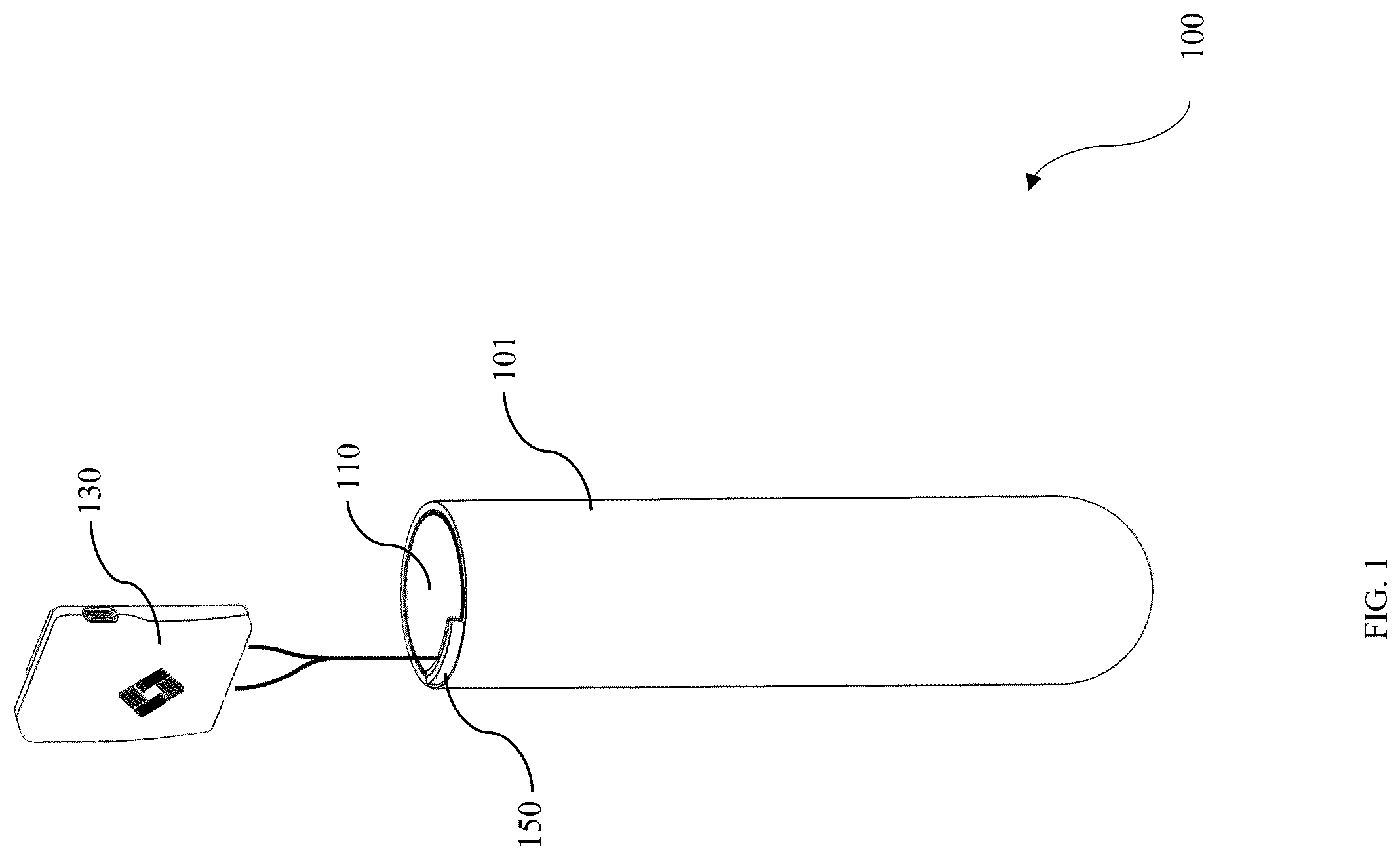 Patent US12569359 Figure 1 – System for residual limbs of amputees