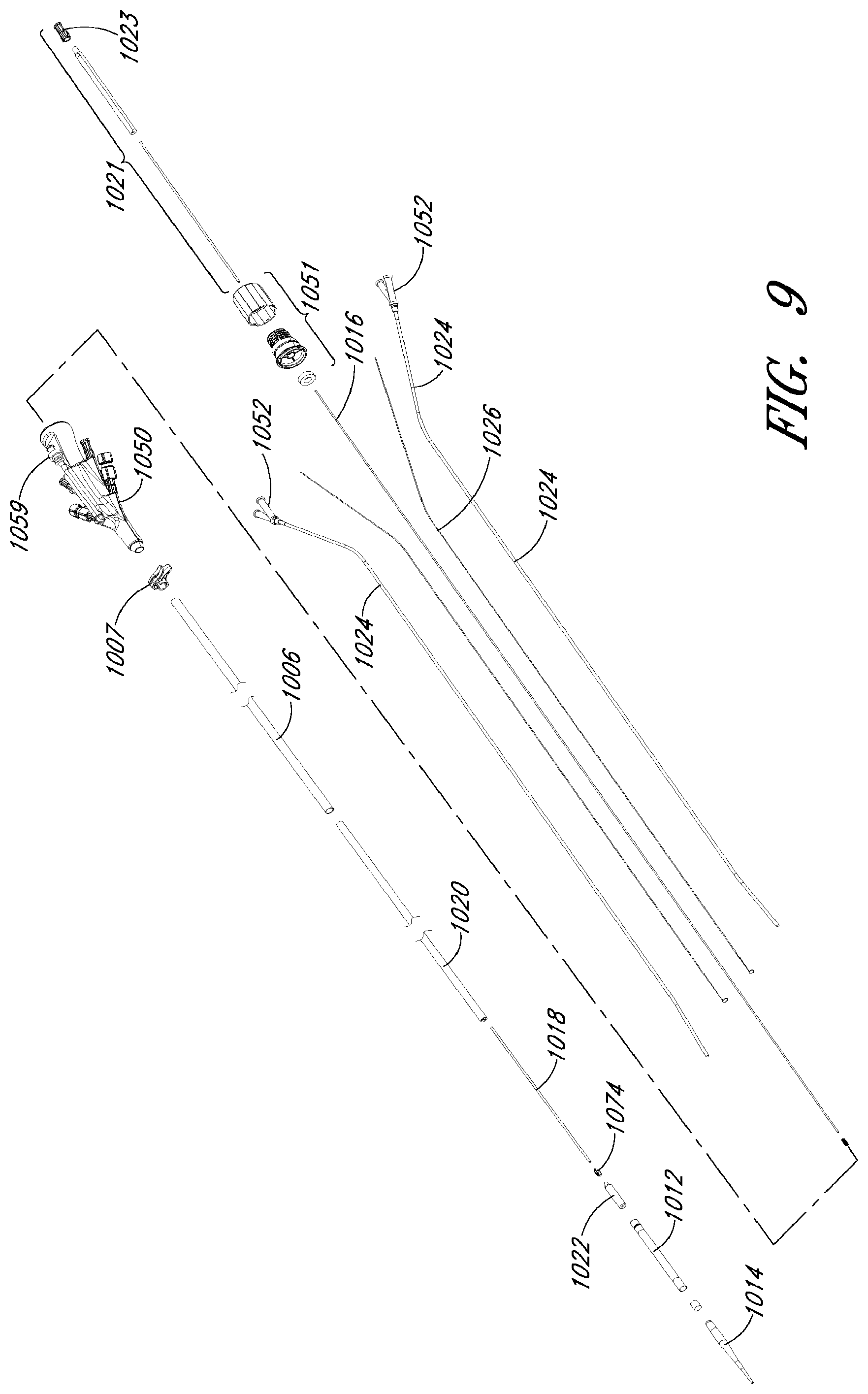 Patent US12569360 Figure 8 – Apparatus and method of placement of a graft or graft system