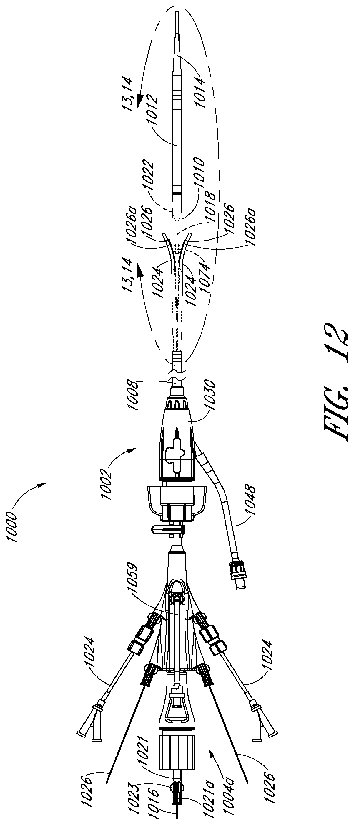 Patent US12569360 Figure 10 – Apparatus and method of placement of a graft or graft system