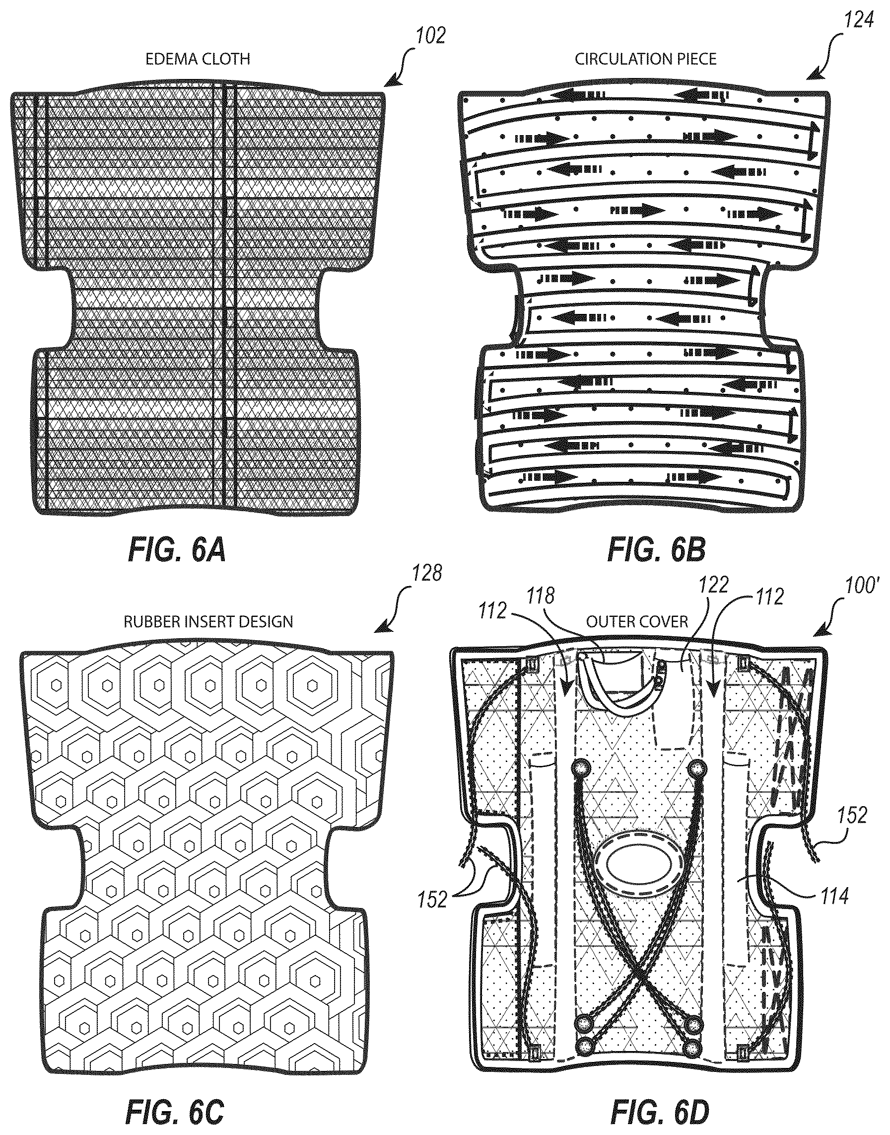 Patent US12569363 Figure 4 – Portable system including post-surgical brace with anti-inflammation cooling