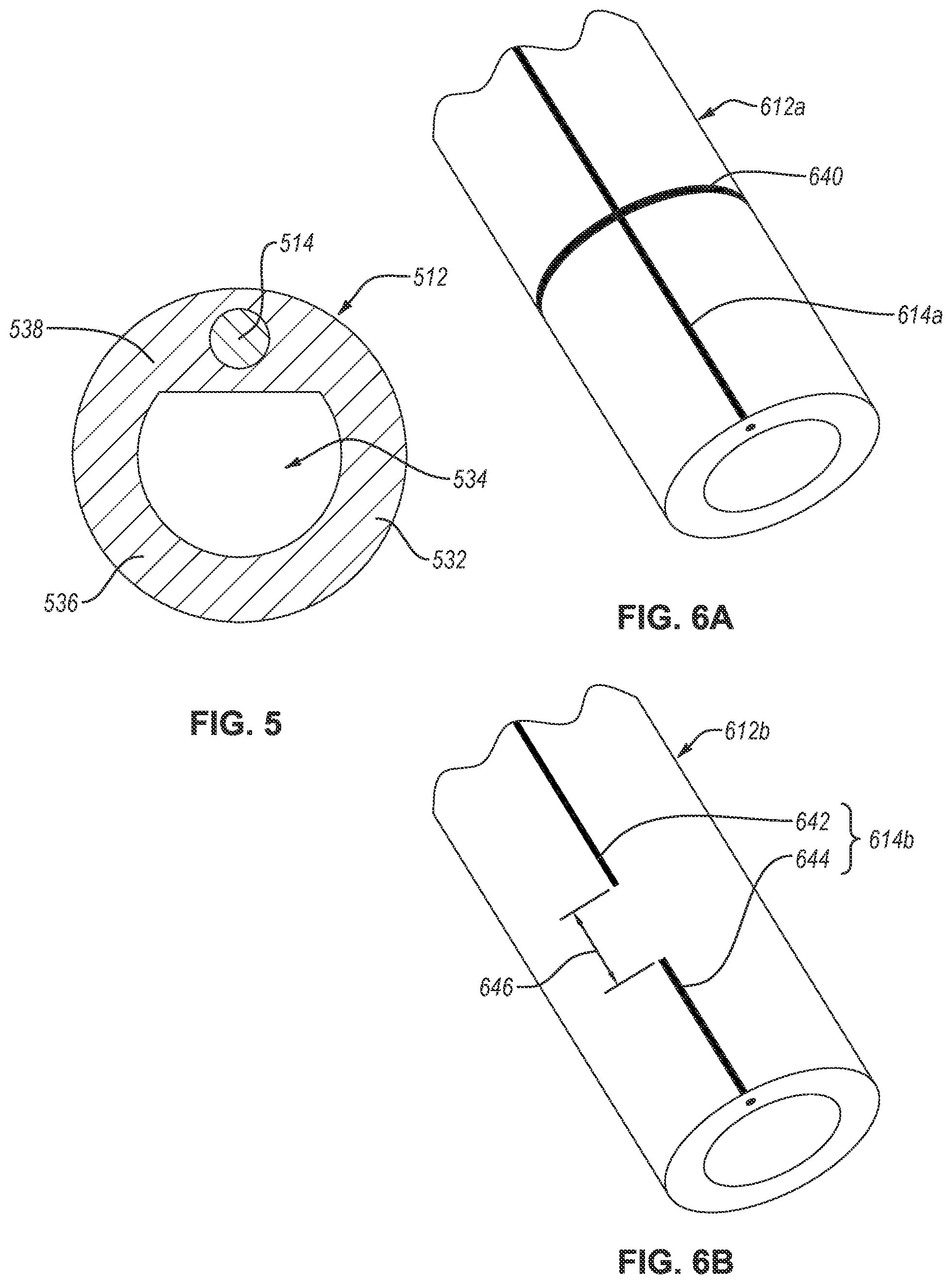 Patent US12569365 Figure 5 – Fluid collection assemblies including at least one shape memory material disposed in the conduit