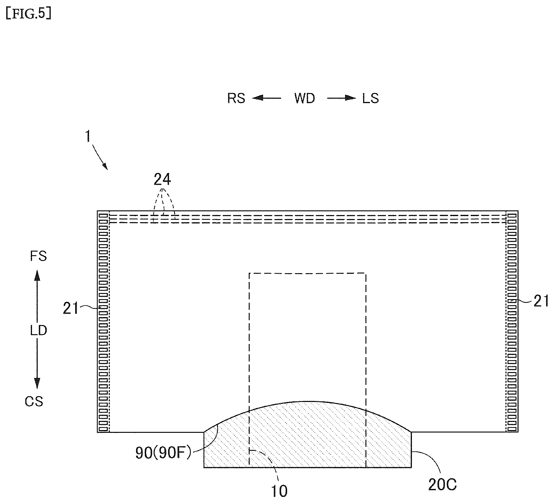Patent US12569375 Figure 5 – Boxer-shorts-type disposable diaper and method for producing same