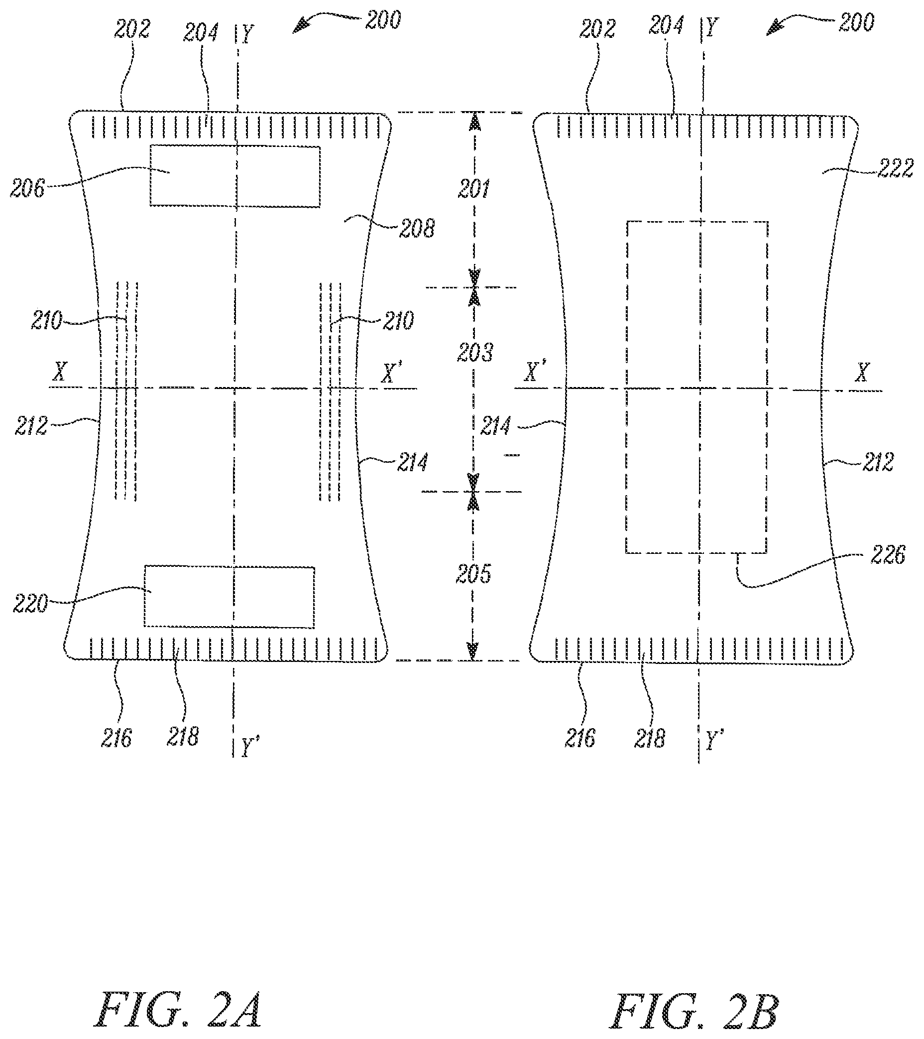 Patent US12569376 Figure 2 – Absorbent article with reusable belt and methods for manufacturing thereof