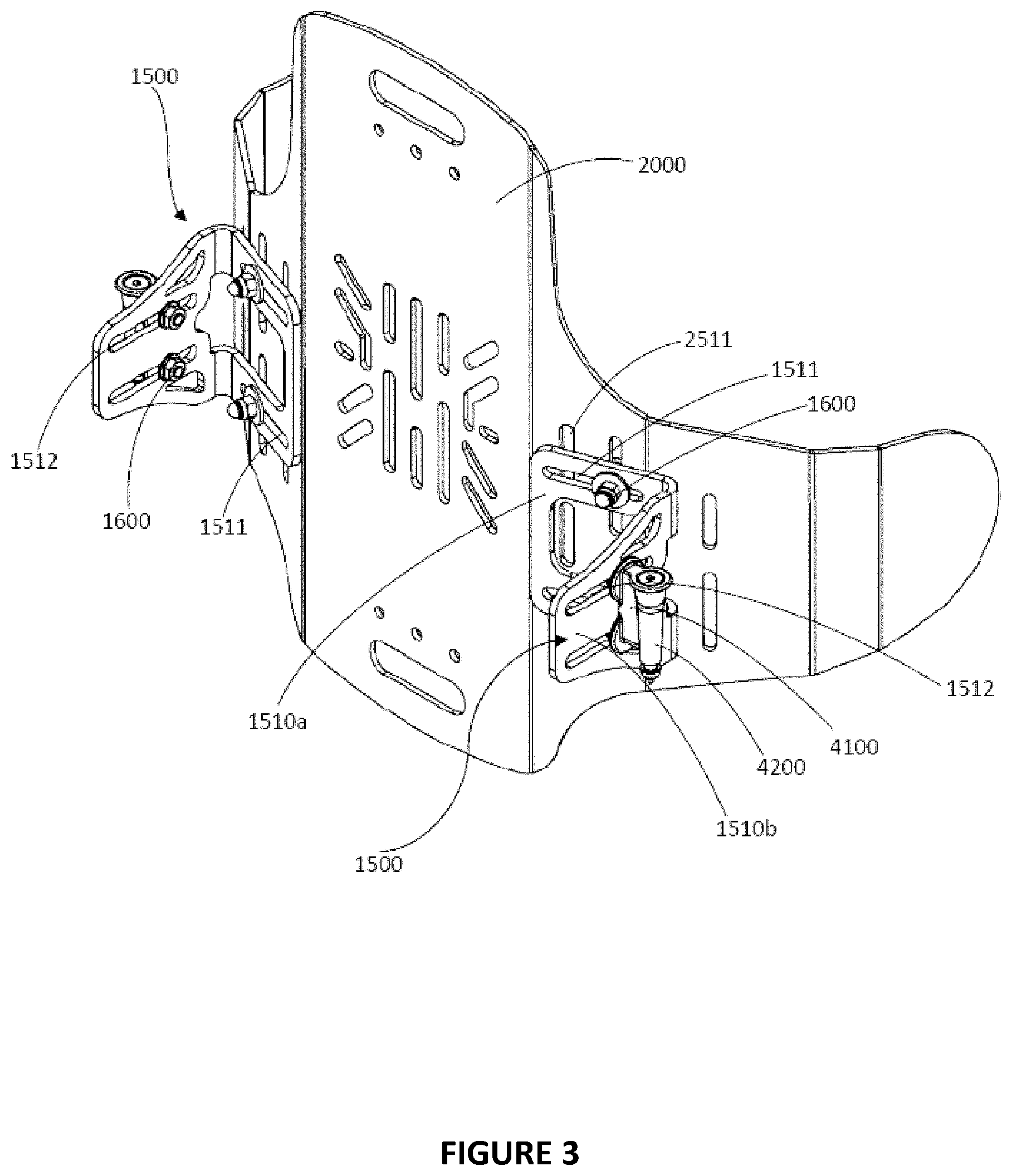 Patent US12569384 Figure 3 – Mounting system
