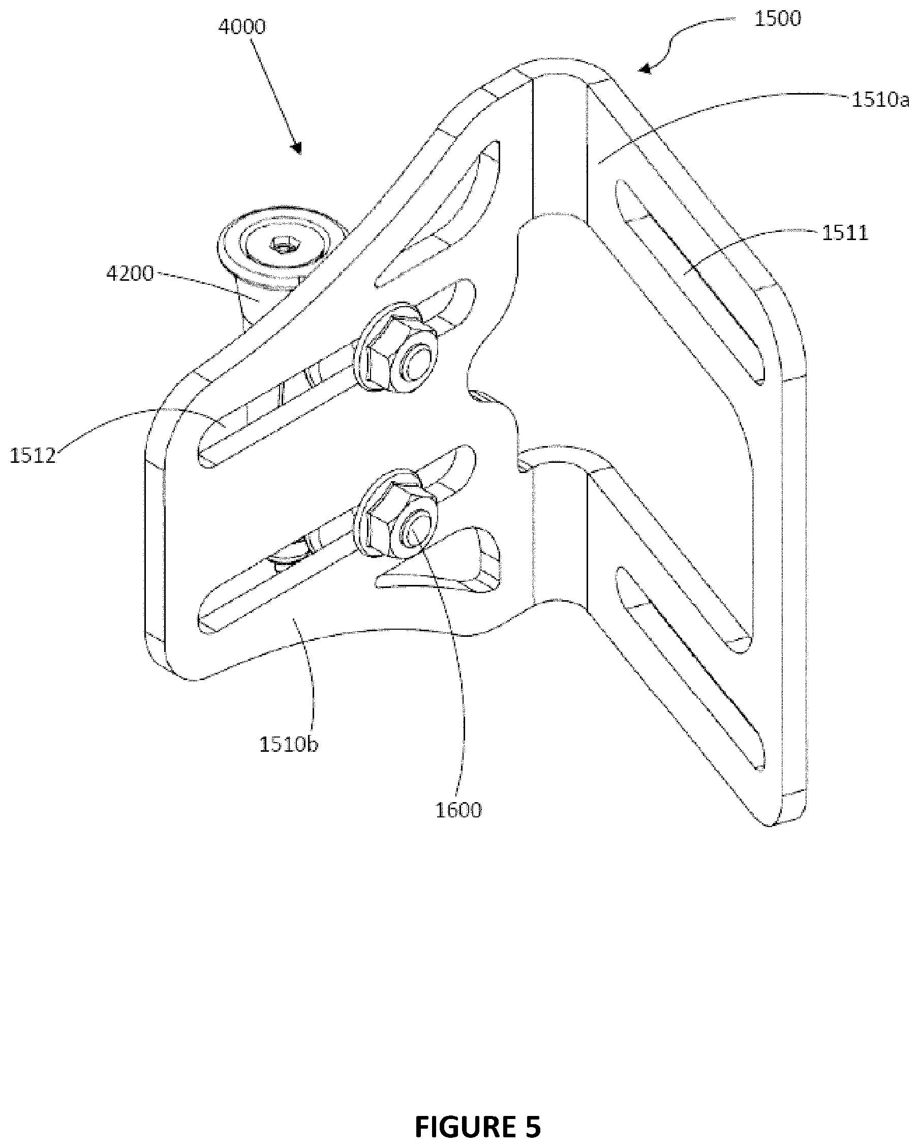 Patent US12569384 Figure 5 – Mounting system