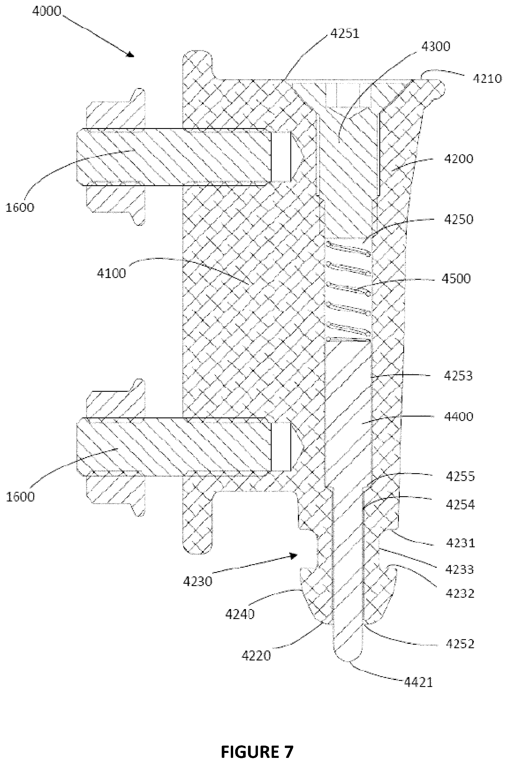 Patent US12569384 Figure 7 – Mounting system