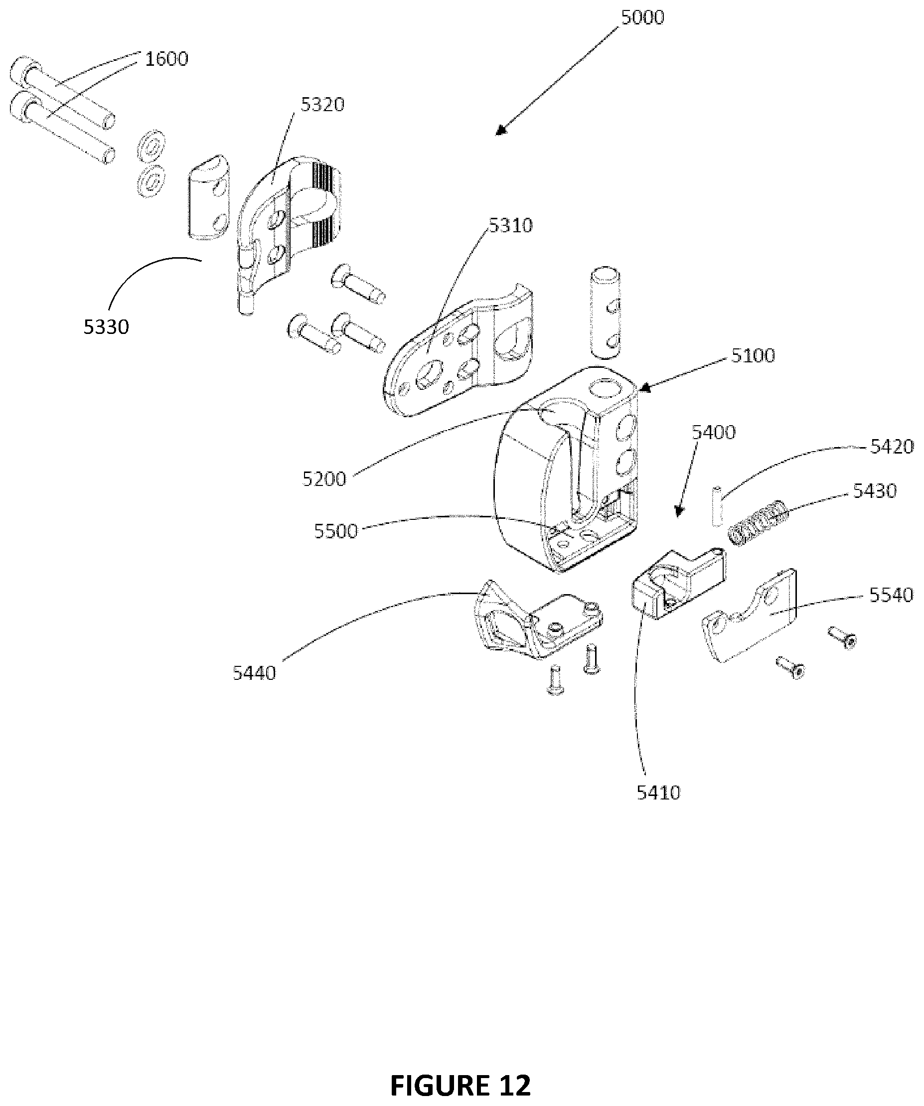 Patent US12569384 Figure 13 – Mounting system