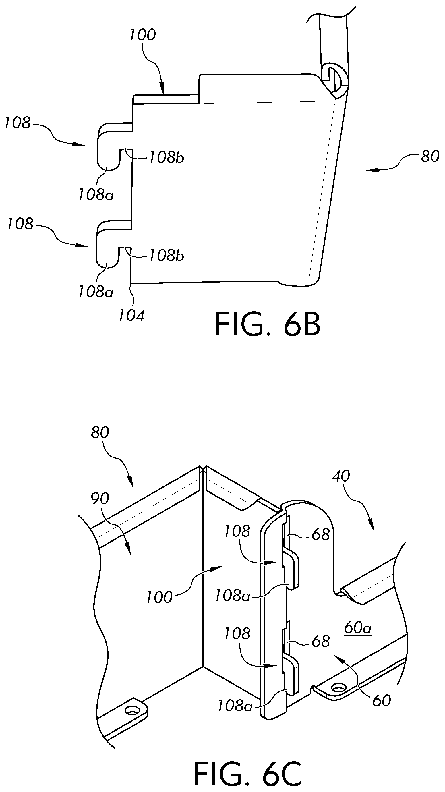 Patent US12569389 Figure 6 – Surgical table cladding protection device