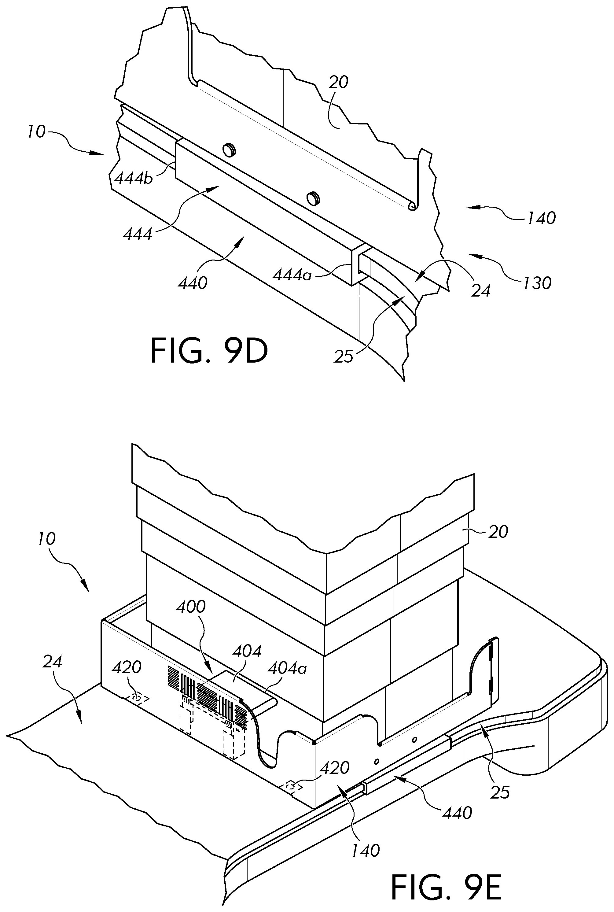Patent US12569389 Figure 11 – Surgical table cladding protection device