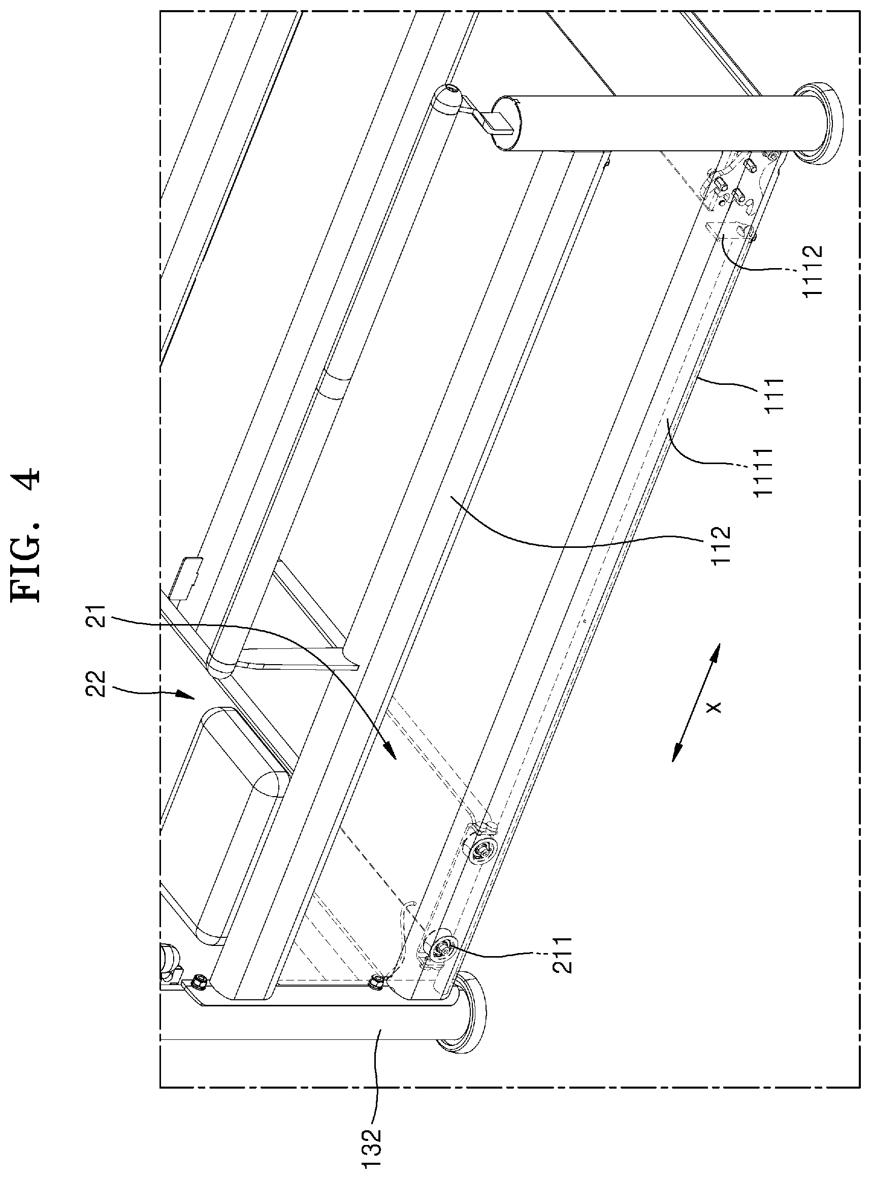 Patent US12569391 Figure 4 – Multi-function stretching apparatus