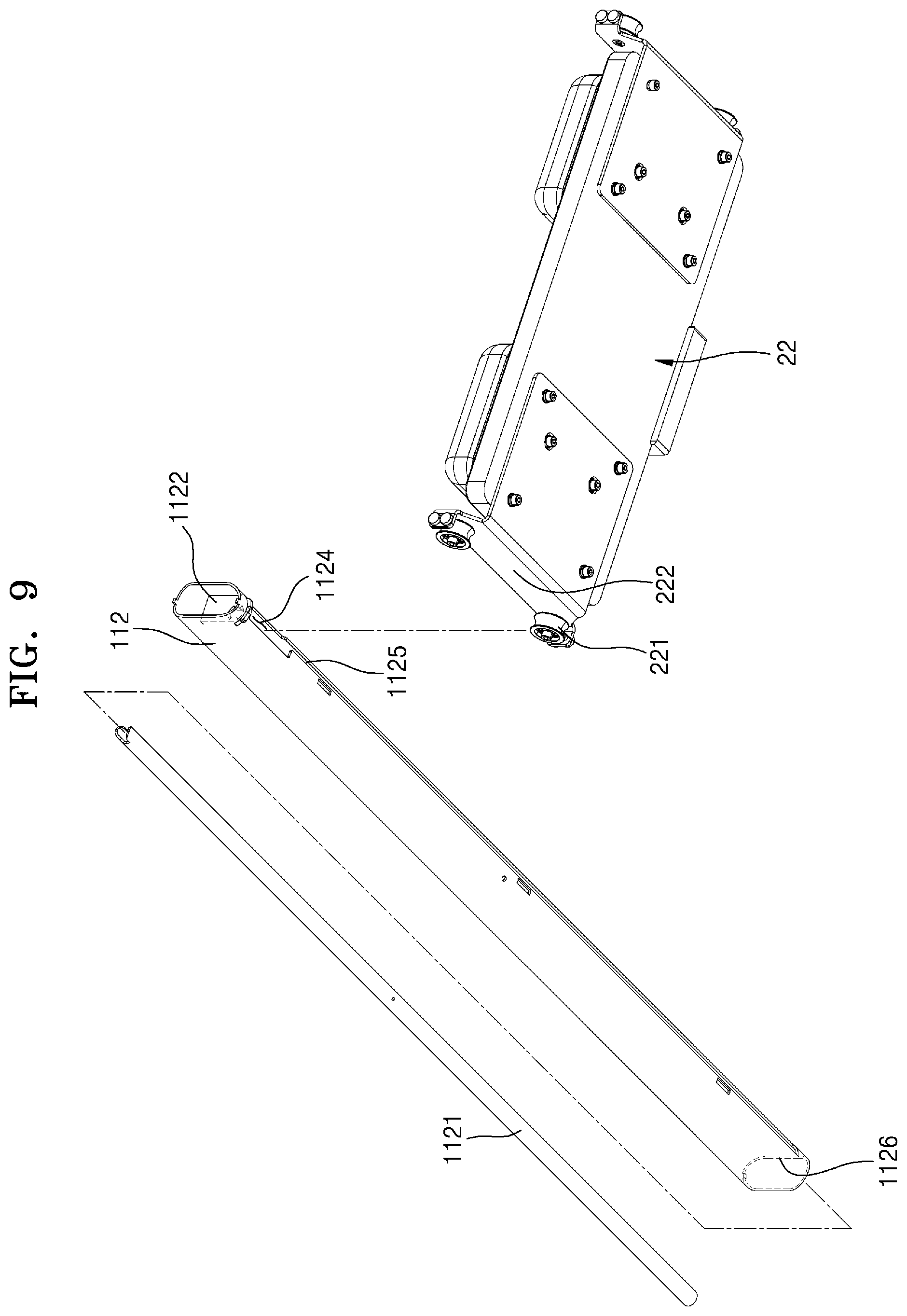 Patent US12569391 Figure 9 – Multi-function stretching apparatus
