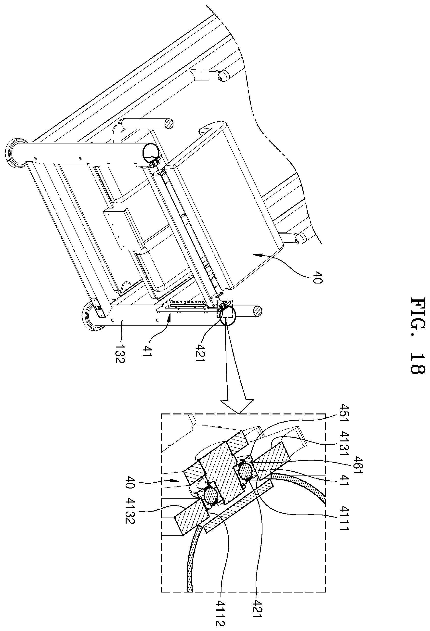 Patent US12569391 Figure 18 – Multi-function stretching apparatus