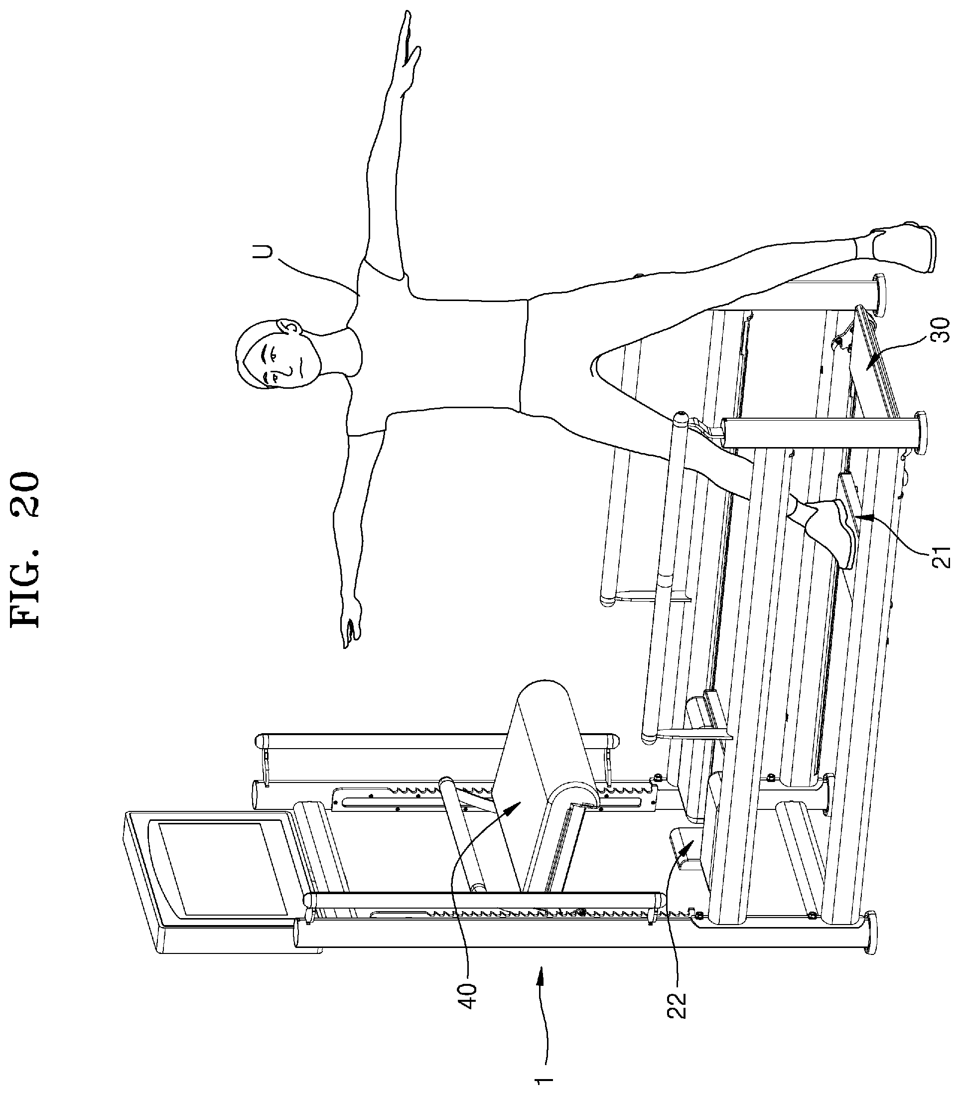 Patent US12569391 Figure 20 – Multi-function stretching apparatus