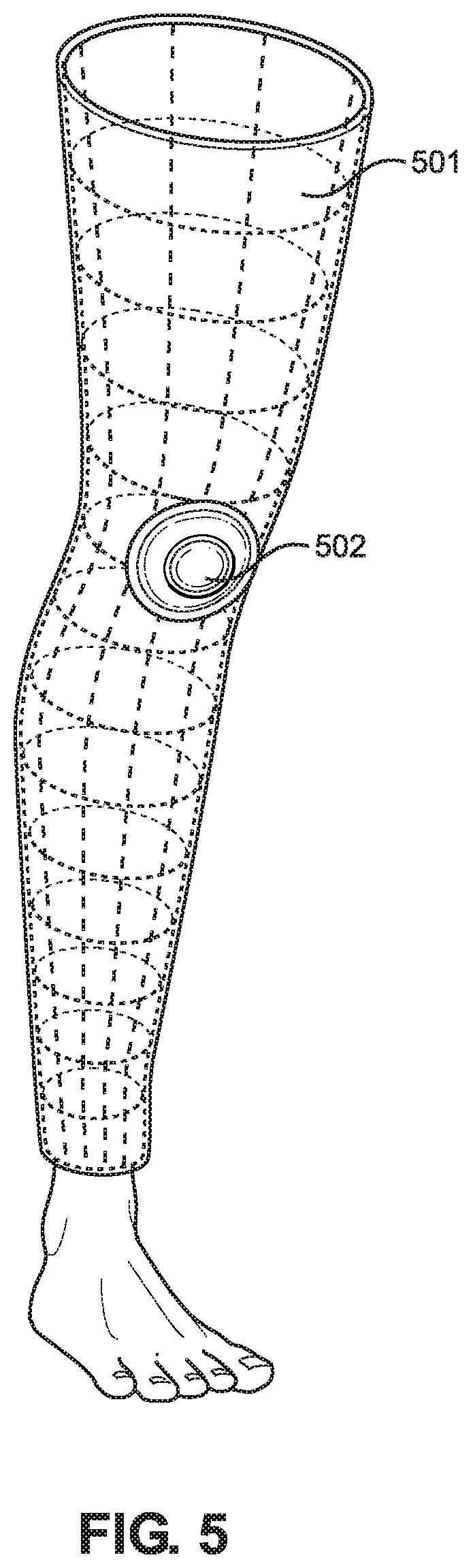 Patent US12569396 Figure 4 – Heated massaging brace