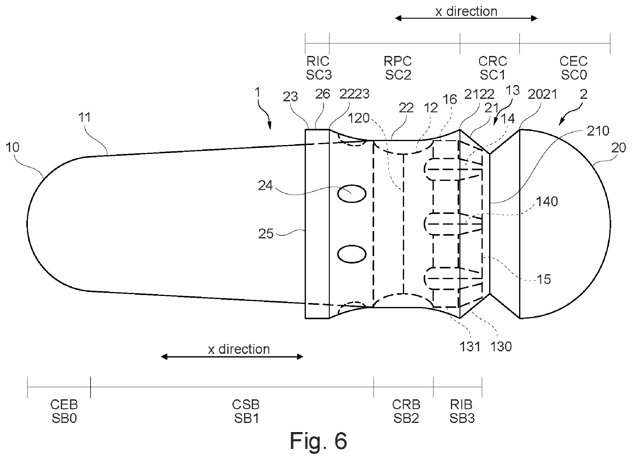 Patent US12569403 Figure 6 – Capsule with reduced powder leakage