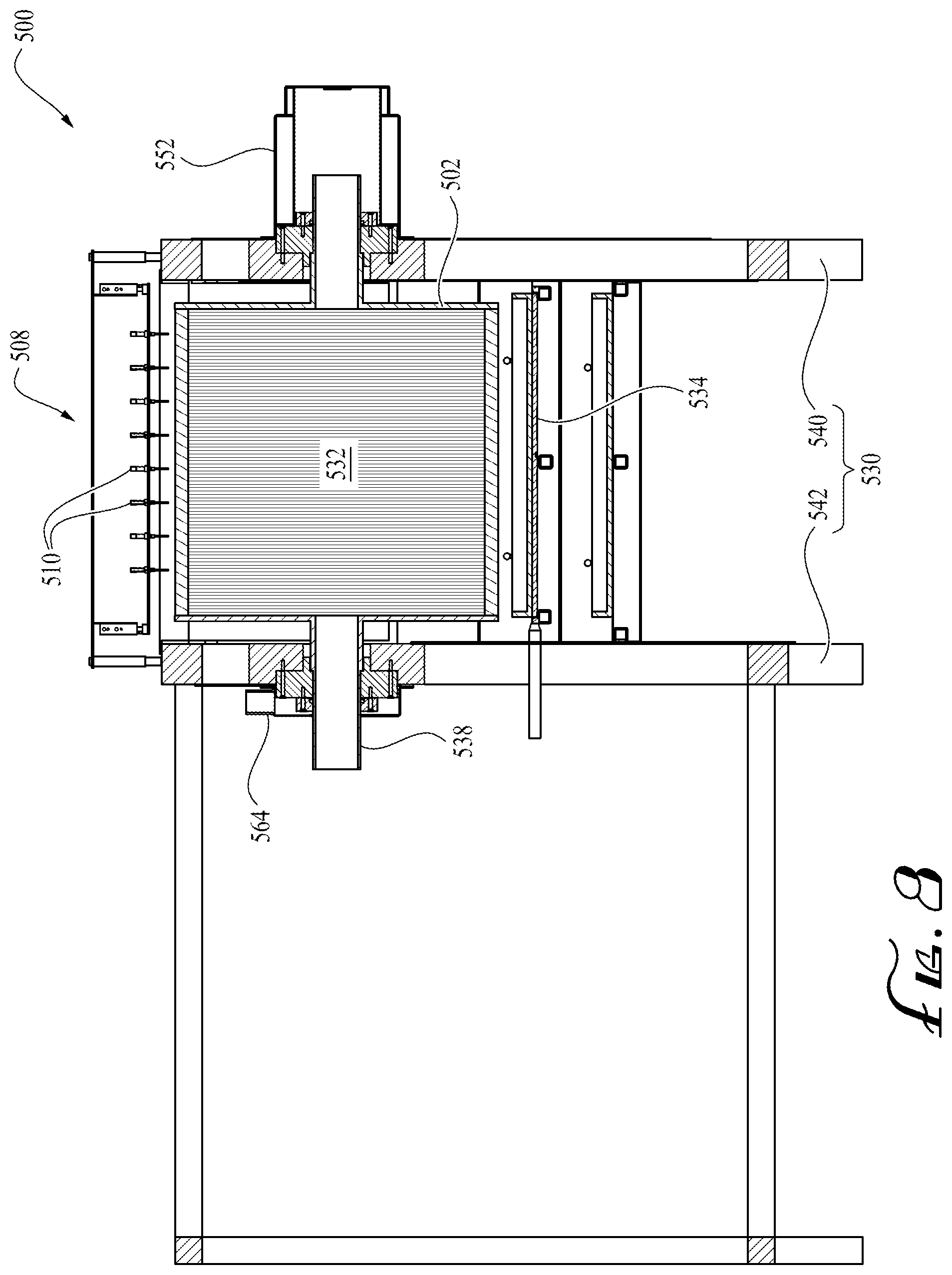 Patent US12569404 Figure 8 – Methods, systems, and materials for making unit dosage forms