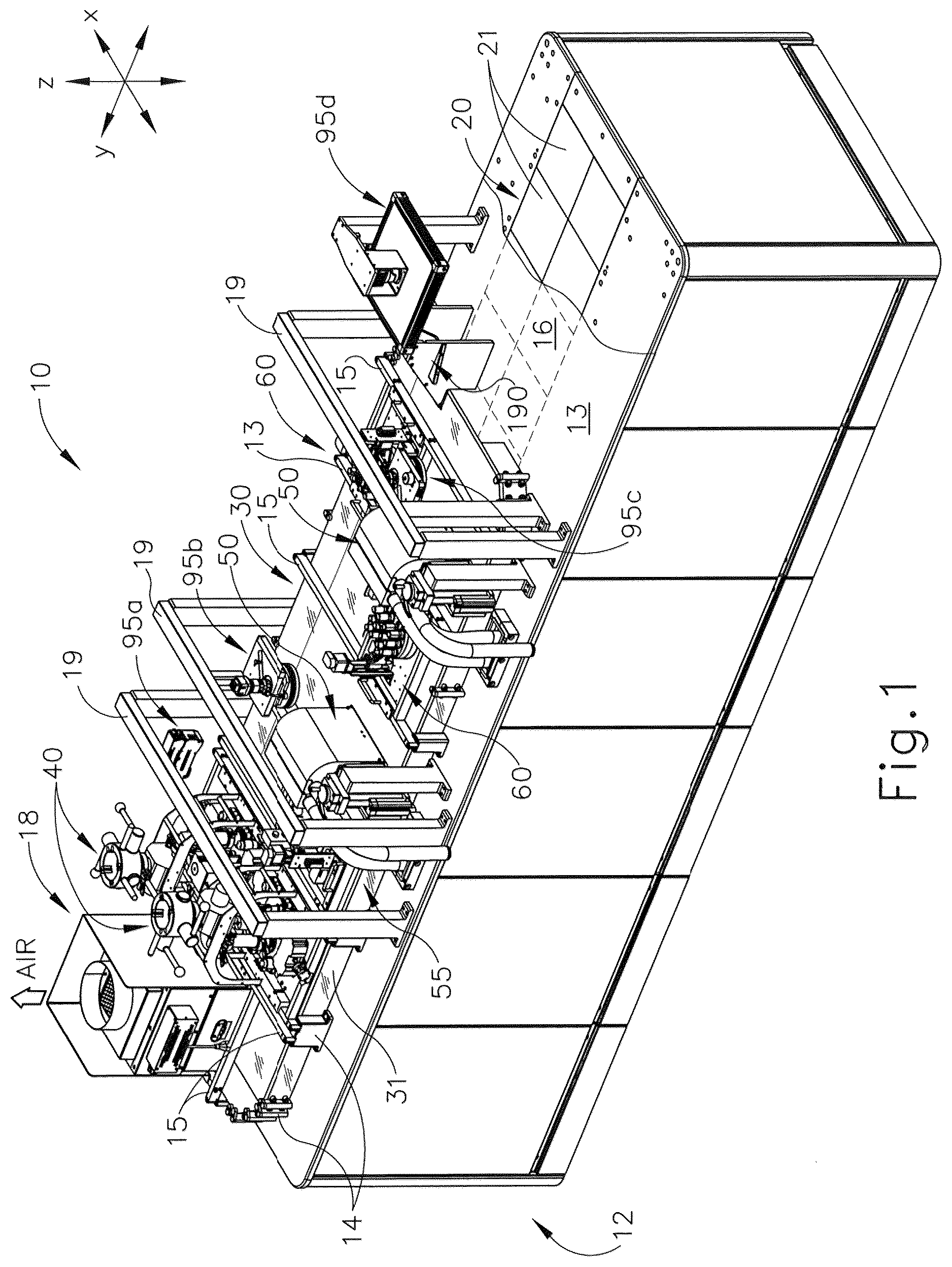 Patent US12569447 Figure 1 – System and method for additive manufacturing using an omnidirectional magnetic movement apparatus