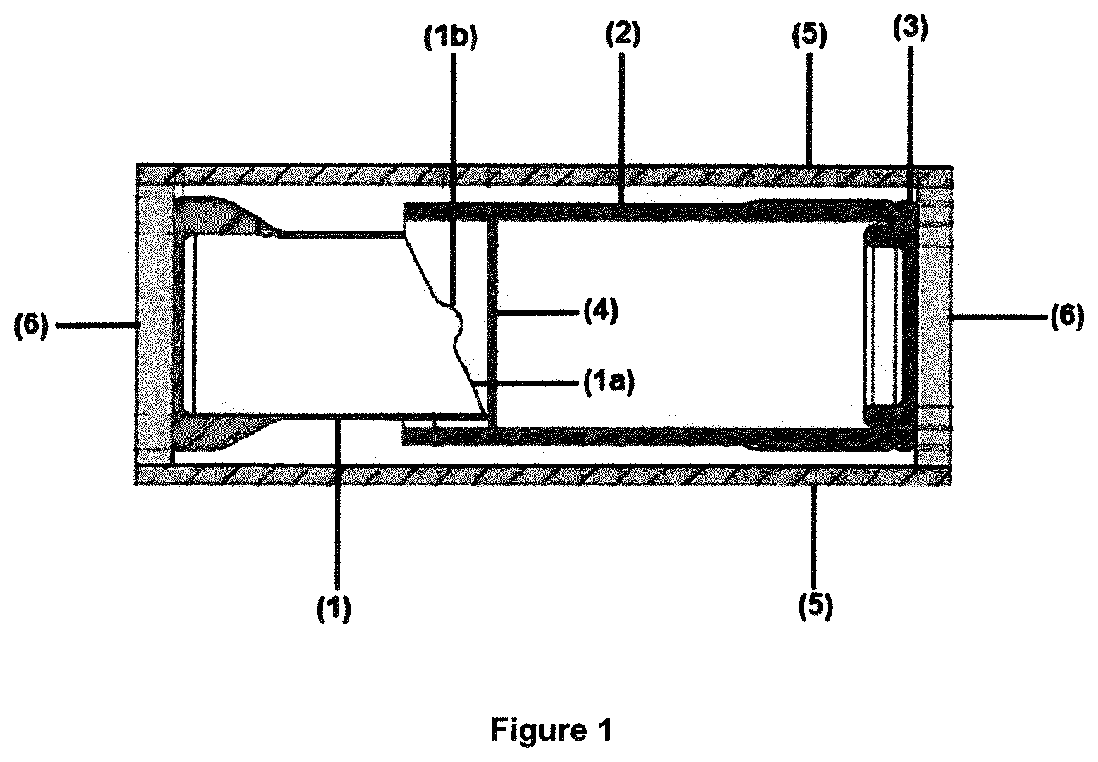 Patent US12569448 Figure 1 – Membrane-based two component therapeutic gas release system for oral administration