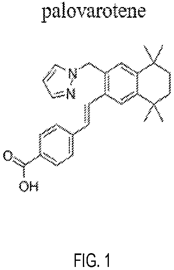 Patent US12569468 Figure 1 – Use of palovarotene in treatment against HBV virus