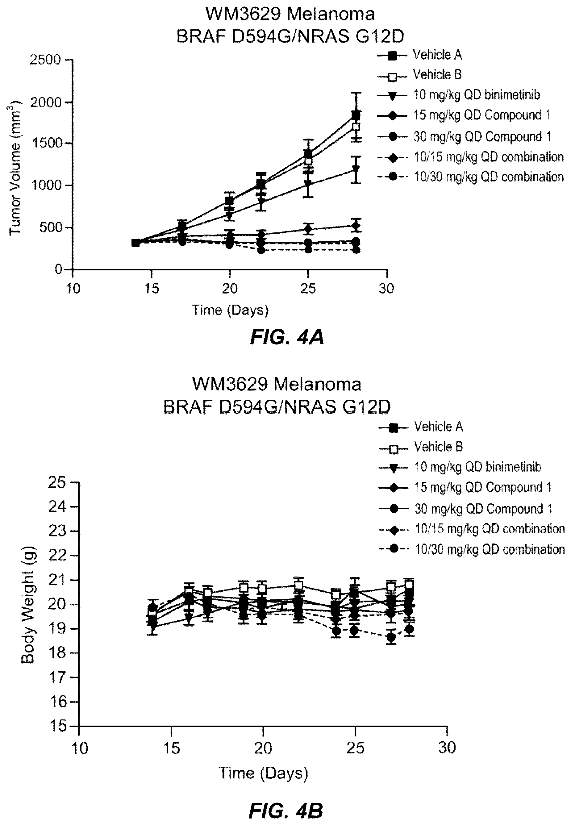 Patent US12569496 Figure 6 – Treatment of cancer with a RAF inhibitor