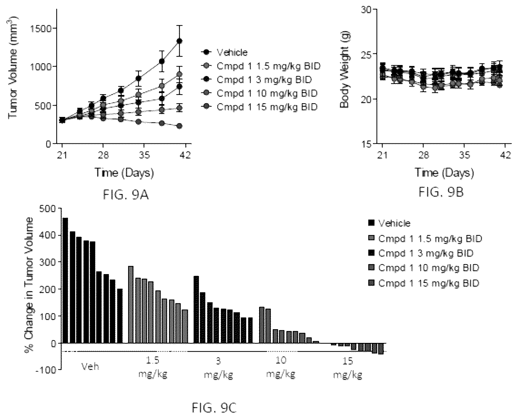 Patent US12569496 Figure 12 – Treatment of cancer with a RAF inhibitor