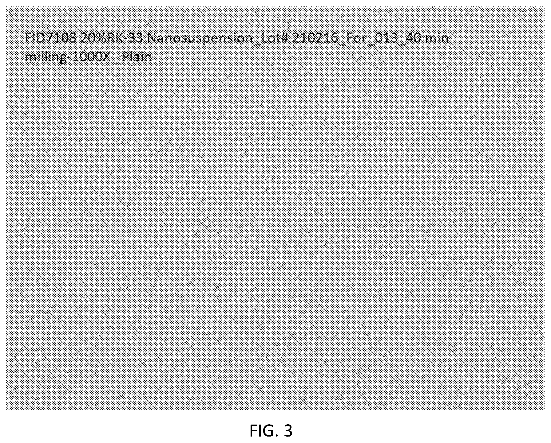 Patent US12569499 Figure 3 – Intravenous formulations of RK-33