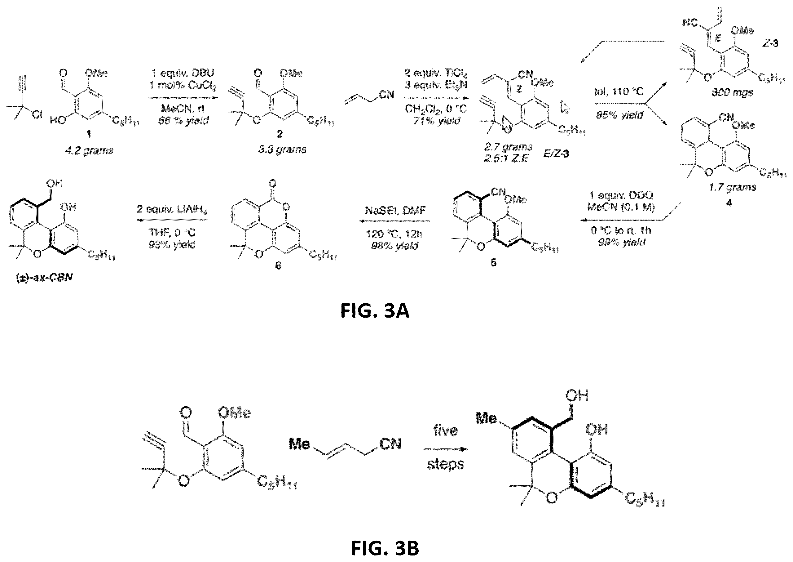 Patent US12569503 Figure 6 – Methods and compositions for substituted axially-chiral cannabinol analogs