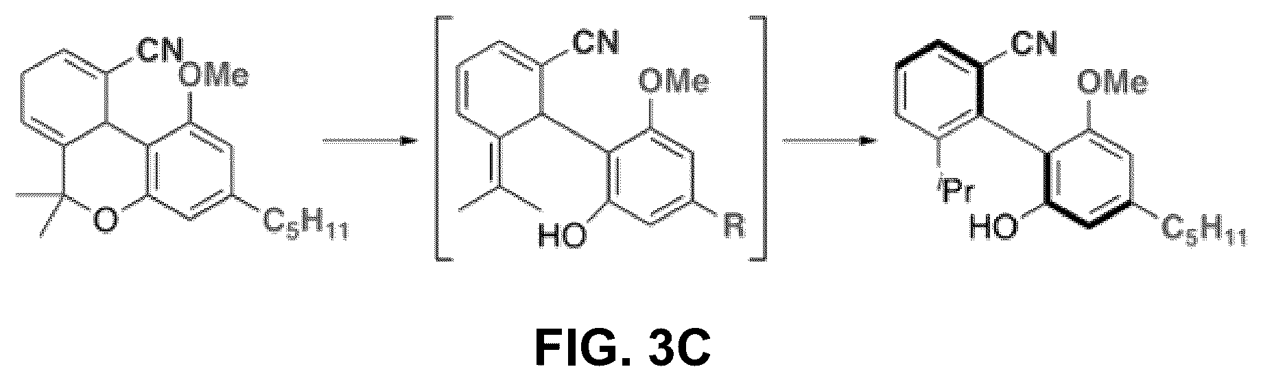 Patent US12569503 Figure 7 – Methods and compositions for substituted axially-chiral cannabinol analogs