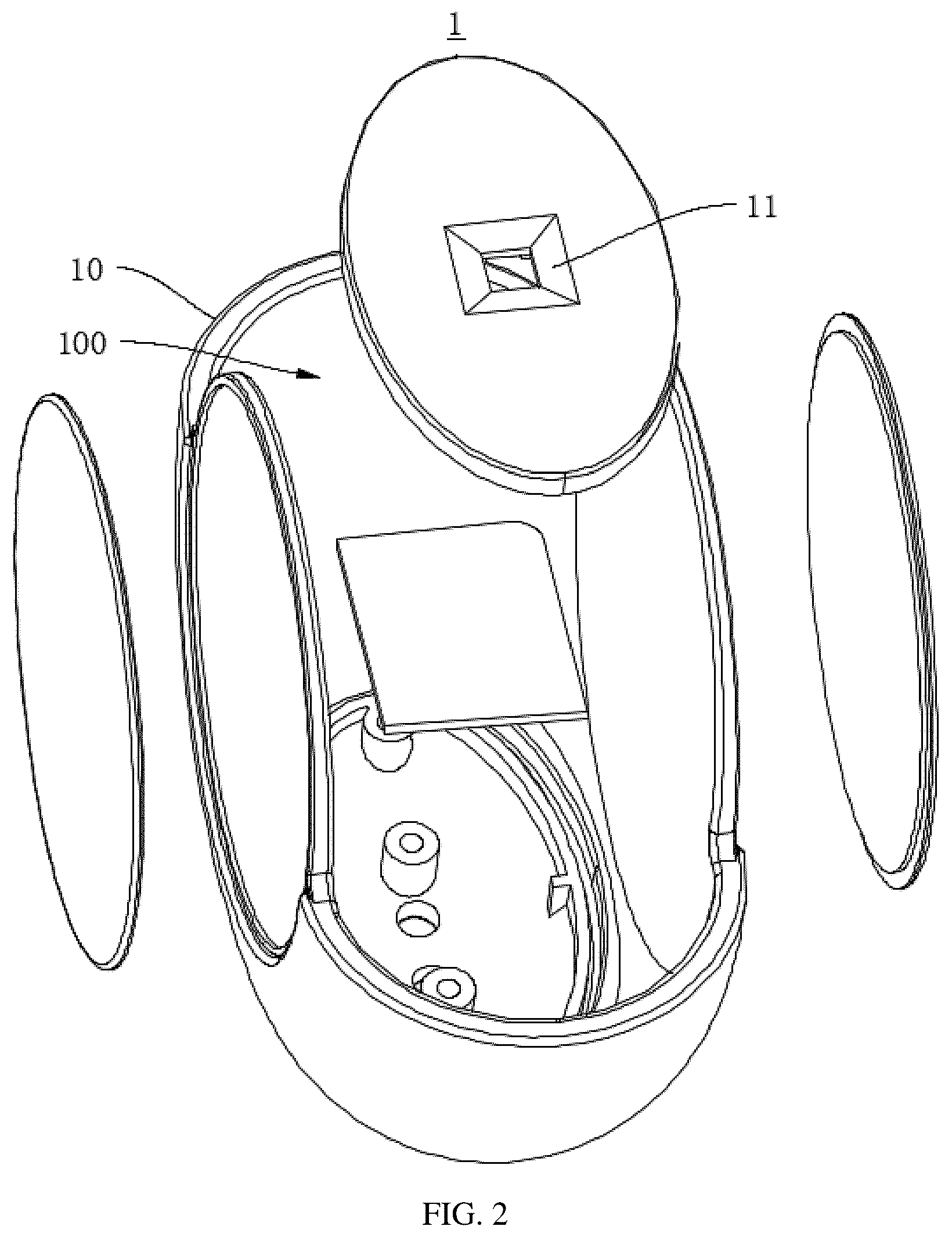 Patent US12569579 Figure 2 – Adult toy disinfection device and adult toy