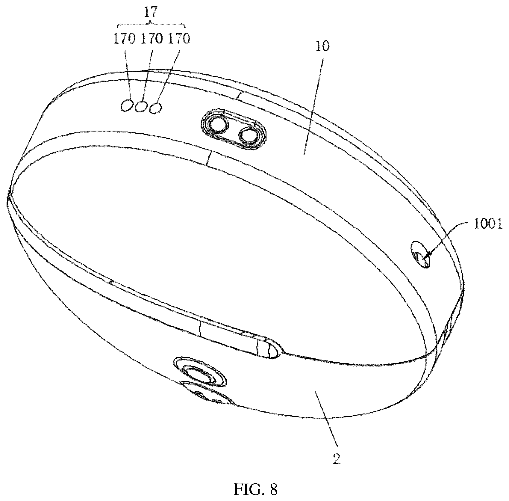 Patent US12569579 Figure 8 – Adult toy disinfection device and adult toy
