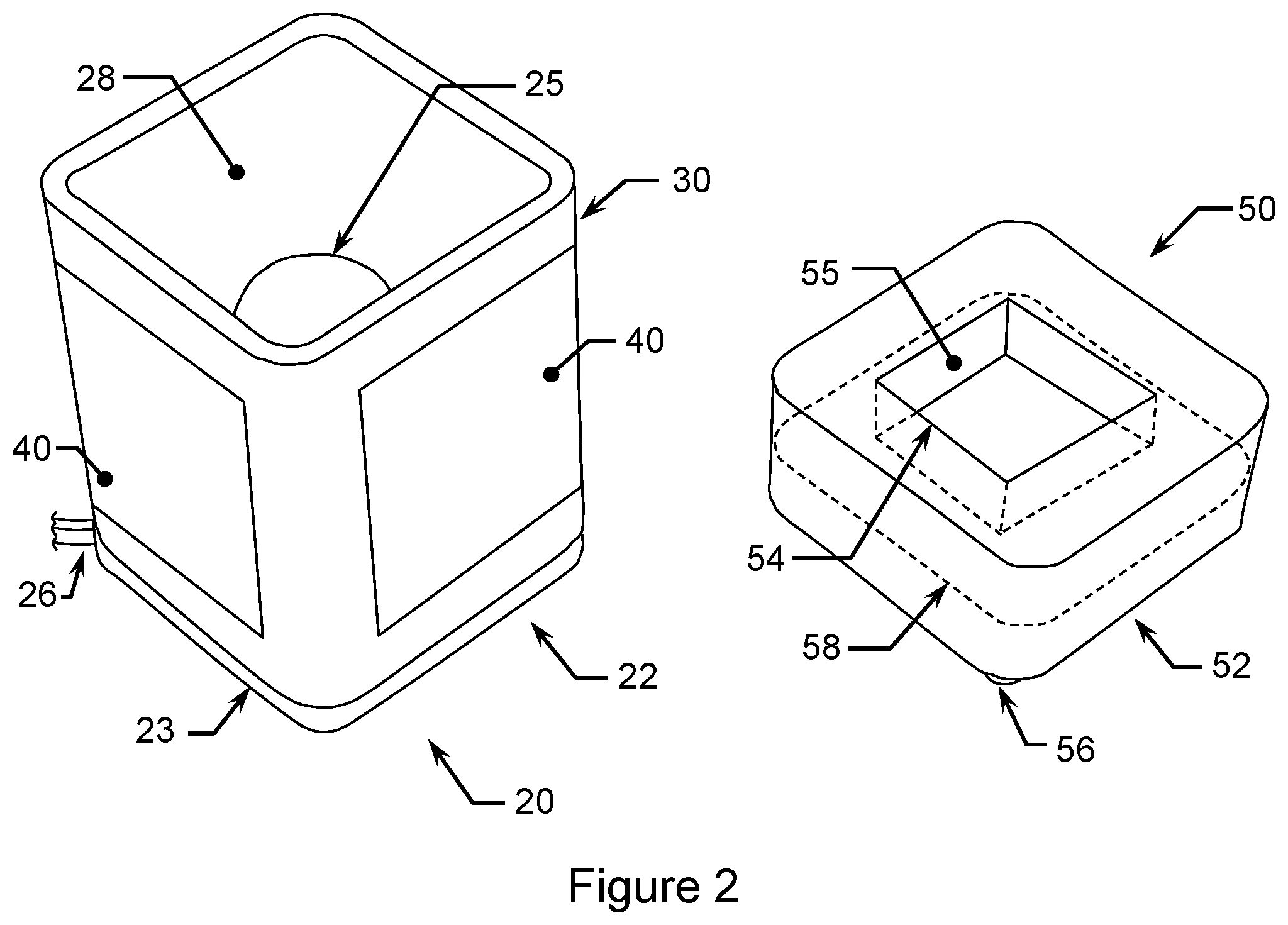 Patent US12569584 Figure 2 – Candle warming image display lamp