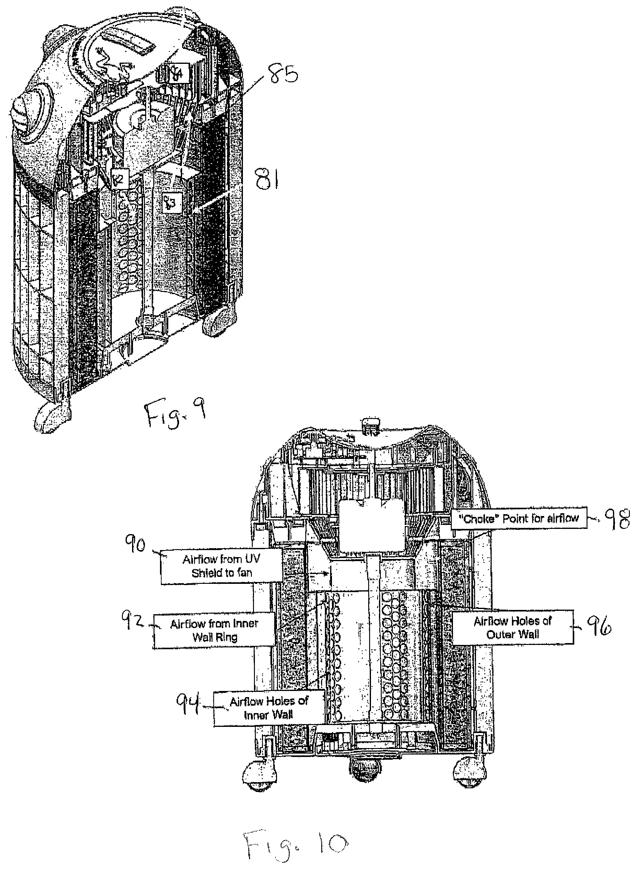 Patent US12569585 Figure 5 – Air filtration system