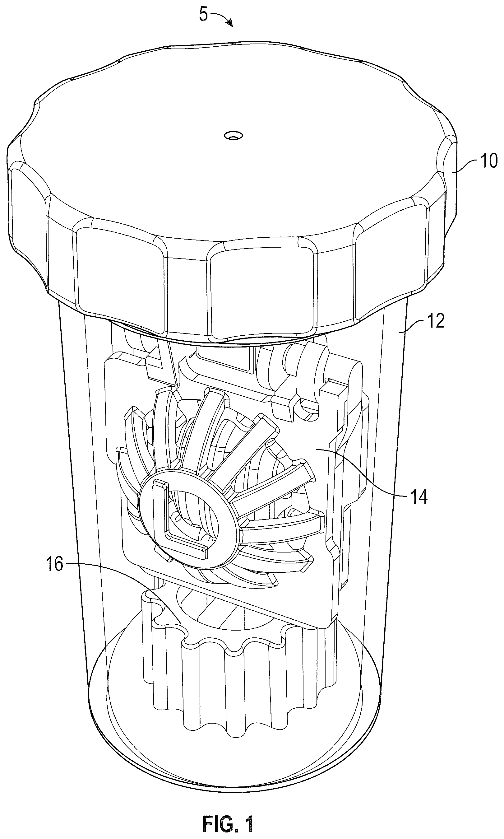 Patent US12569587 Figure 1 – Methods for disinfecting contact lenses with a manganese-coated disc, and related contact lens treatment systems