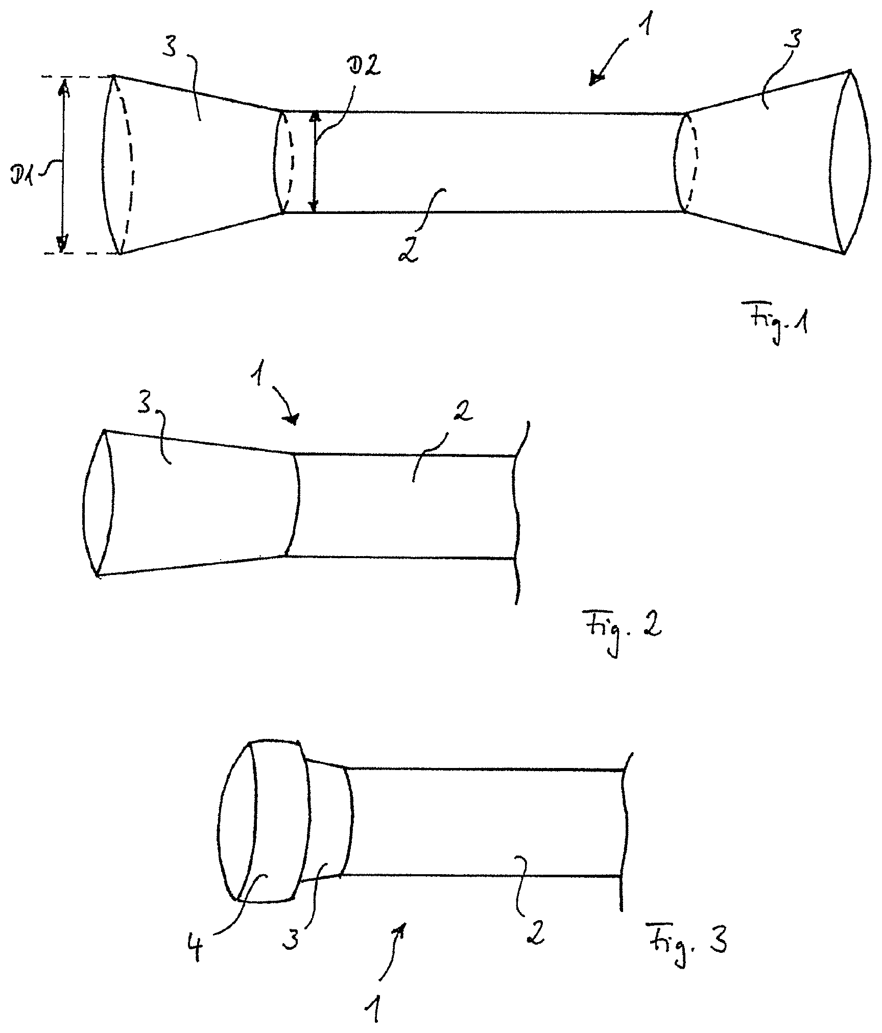 Patent US12569596 Figure 1 – Vascular prosthesis