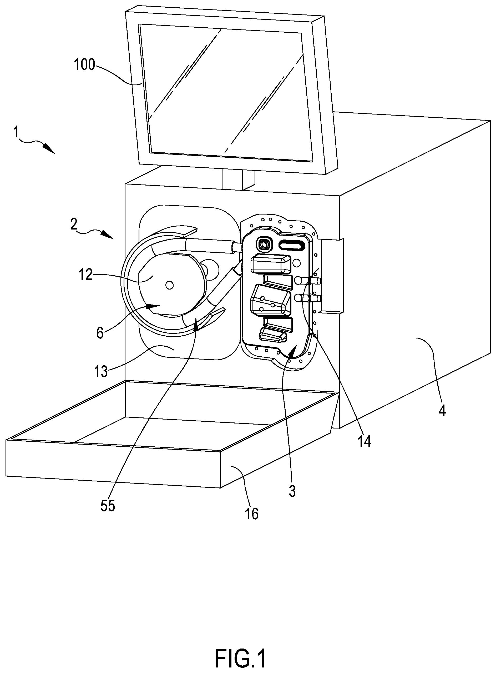 Patent US12569603 Figure 1 – Method for calibrating a peristaltic pump in a medical apparatus and medical apparatus for performing this method