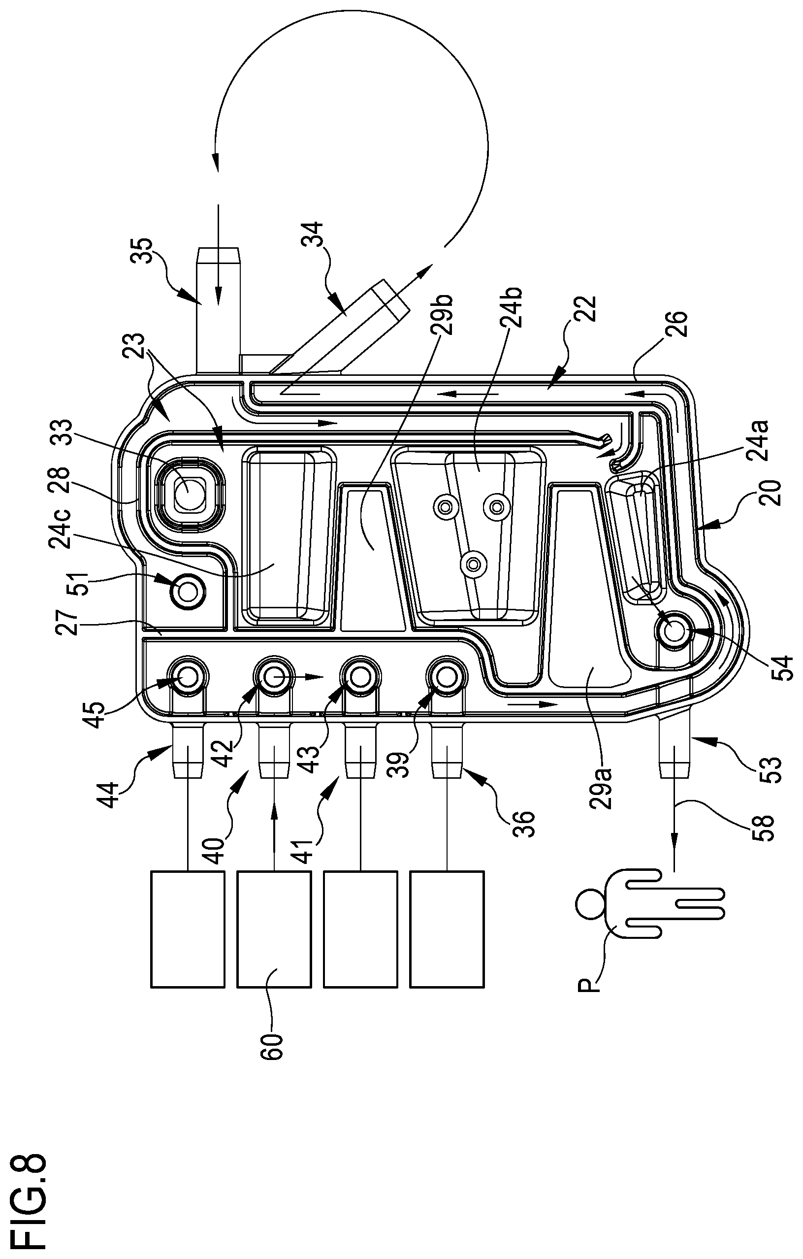 Patent US12569603 Figure 7 – Method for calibrating a peristaltic pump in a medical apparatus and medical apparatus for performing this method