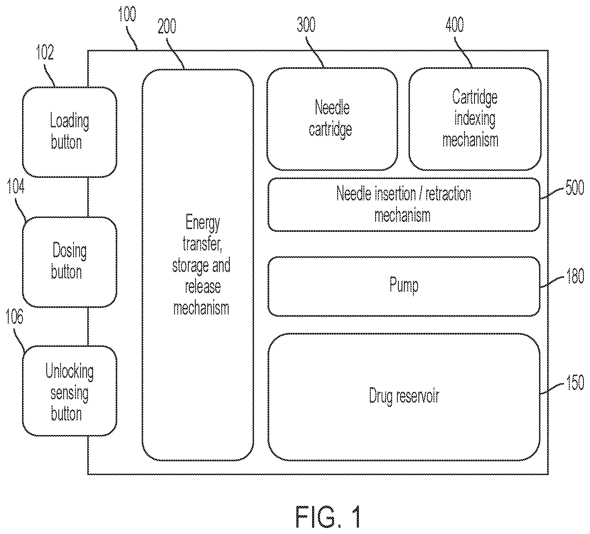 Patent US12569616 — Multi-use drug-delivery device — Figure 1