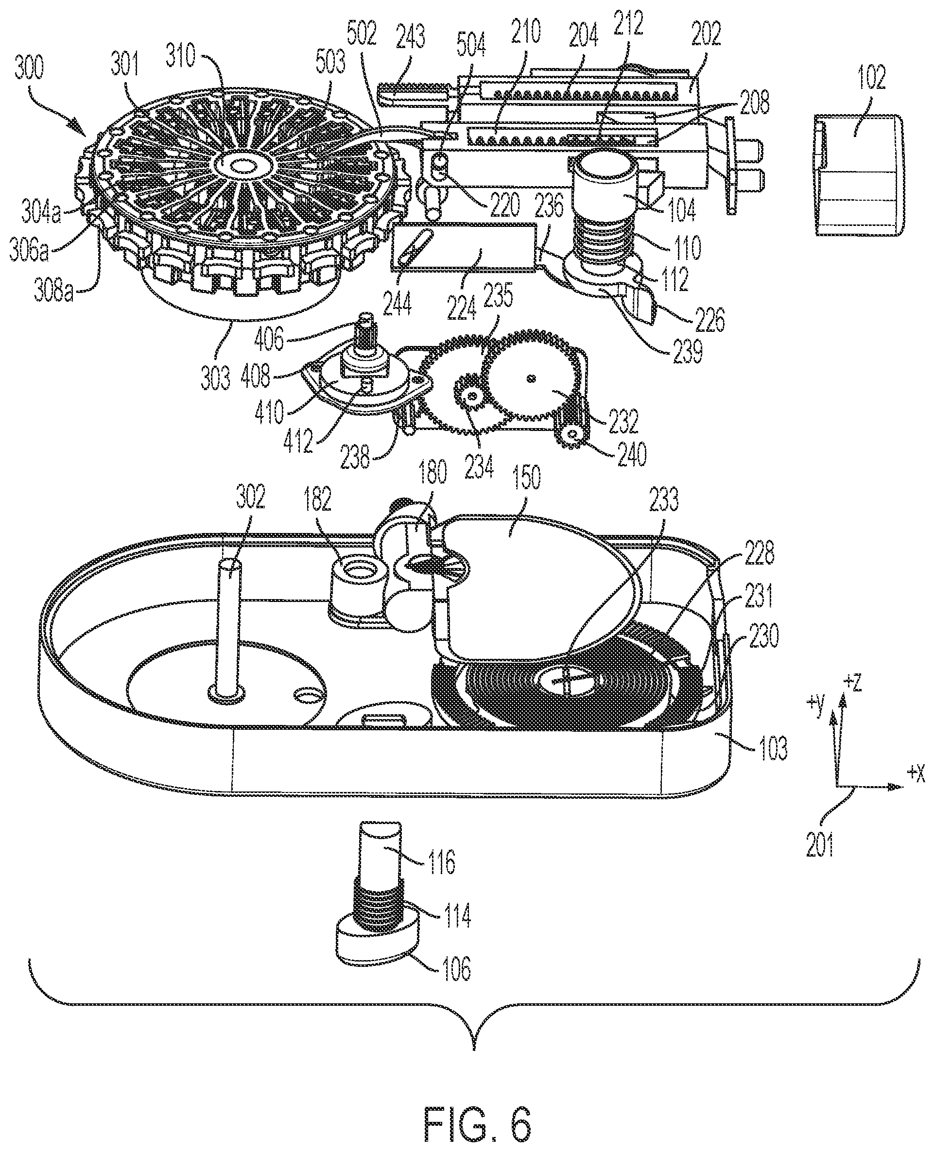 Patent US12569616 Figure 6 – Multi-use drug-delivery device