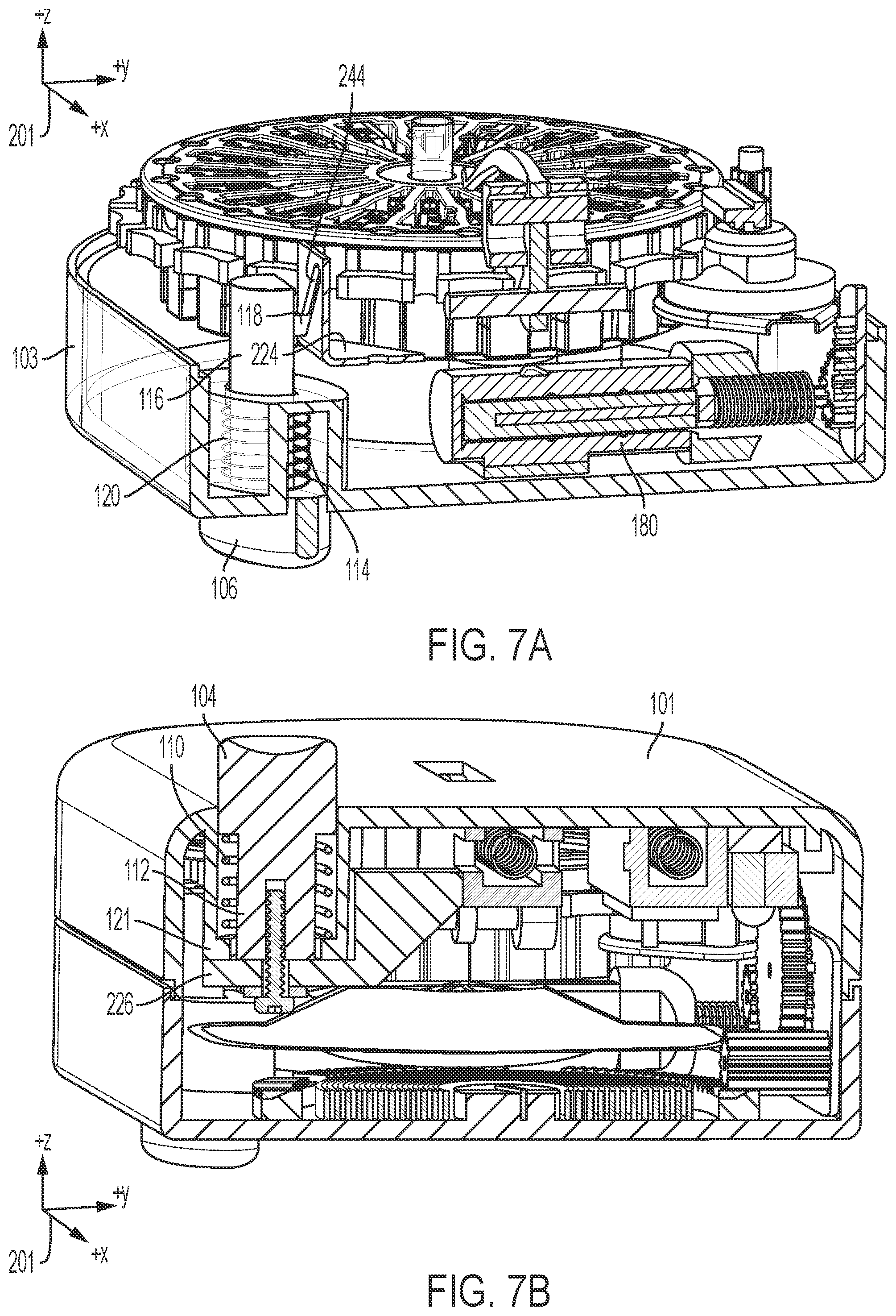 Patent US12569616 Figure 7 – Multi-use drug-delivery device
