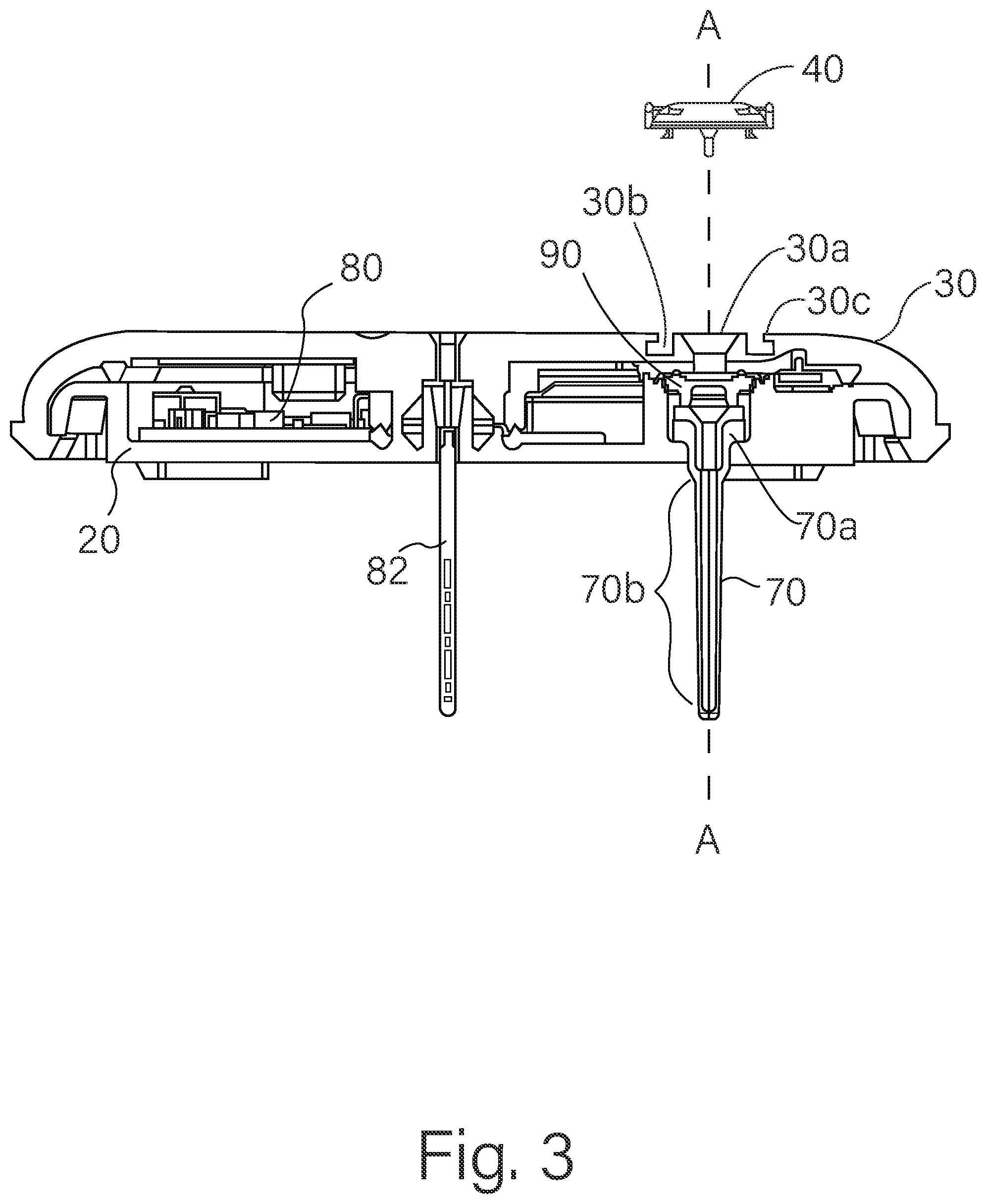 Patent US12569617 Figure 3 – Infusion set with rotatable hub and process