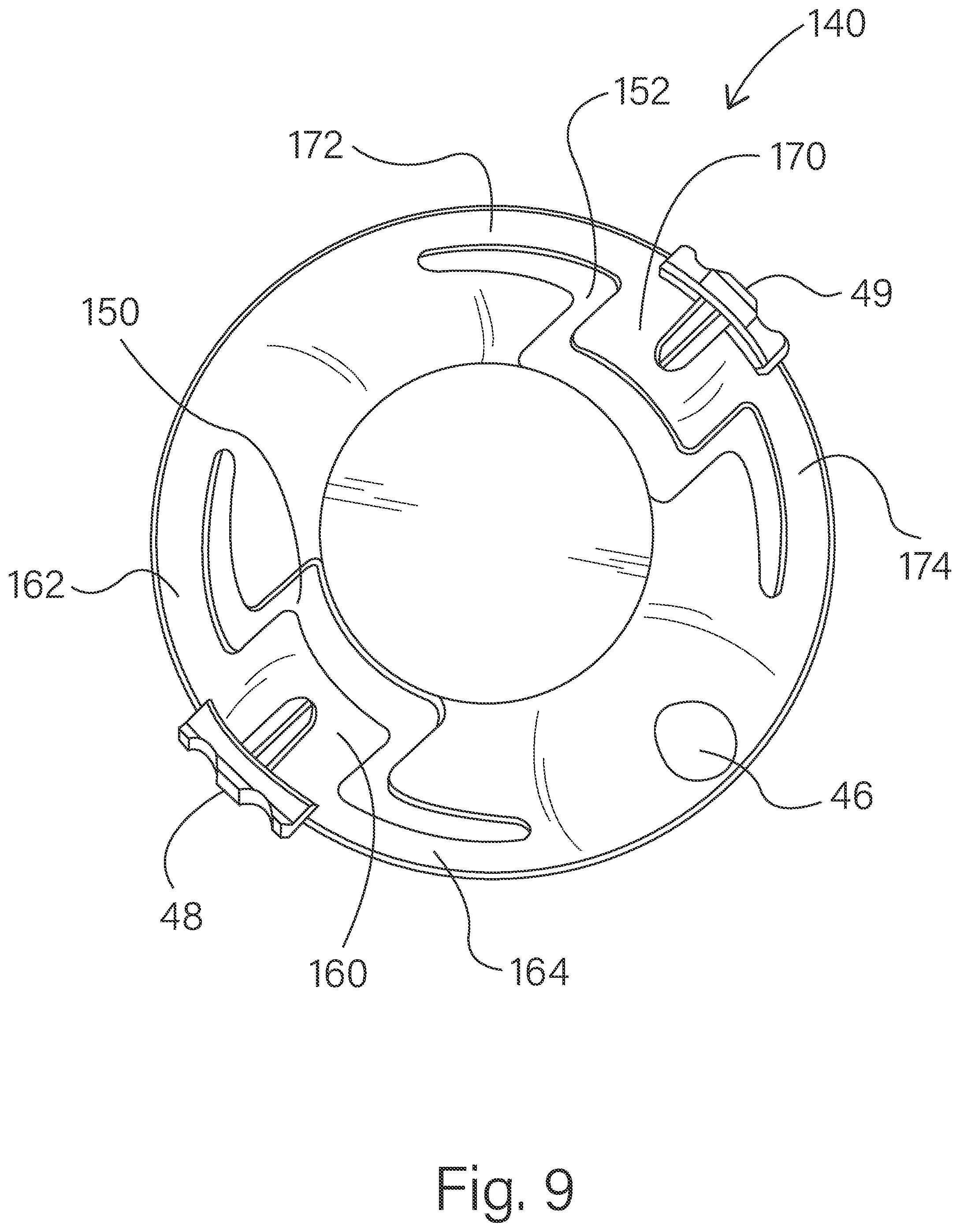 Patent US12569617 Figure 9 – Infusion set with rotatable hub and process