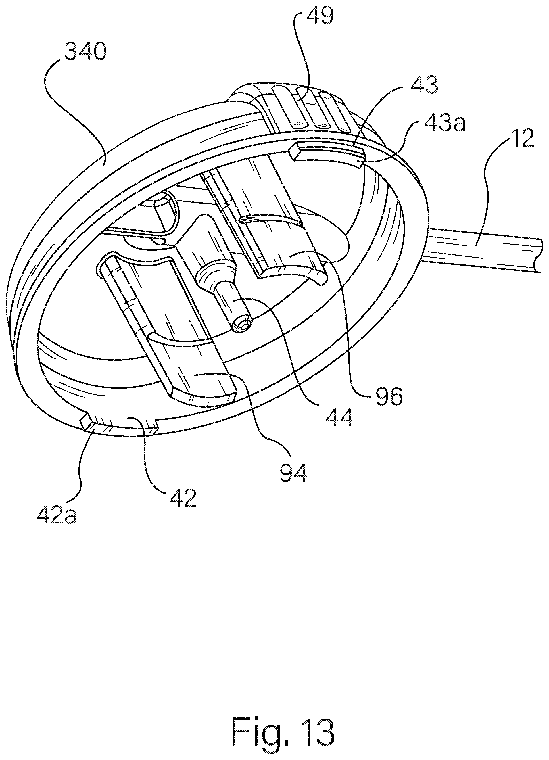 Patent US12569617 Figure 13 – Infusion set with rotatable hub and process