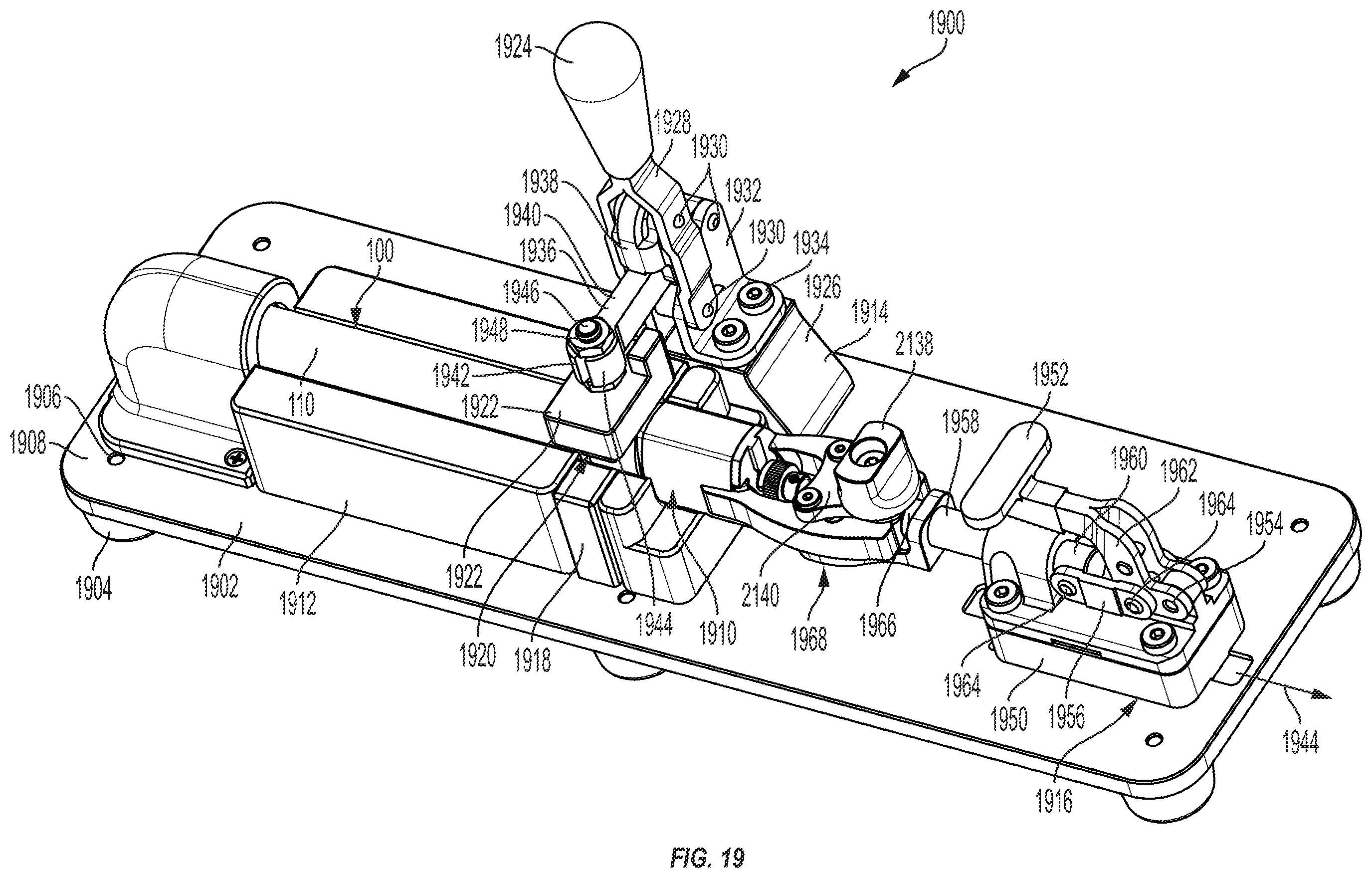 Patent US12569620 Figure 8 – Tool for servicing an auto-injector