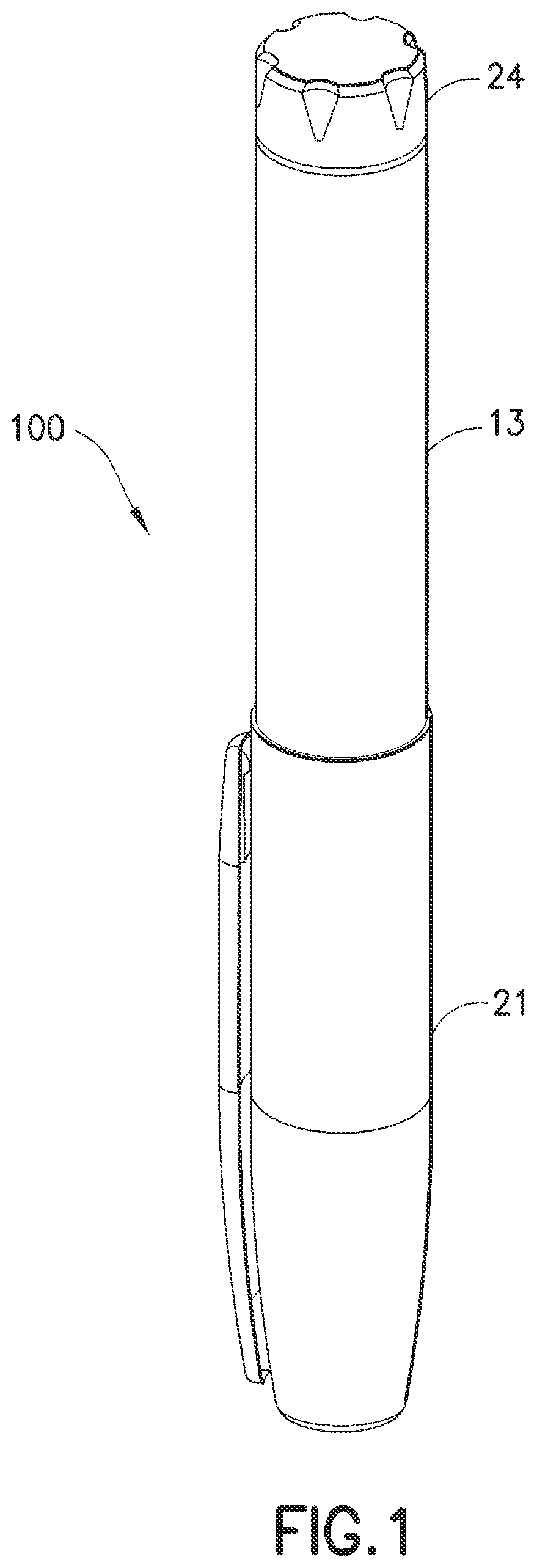 Patent US12569626 Figure 1 – Pen needle removal device for a drug delivery device