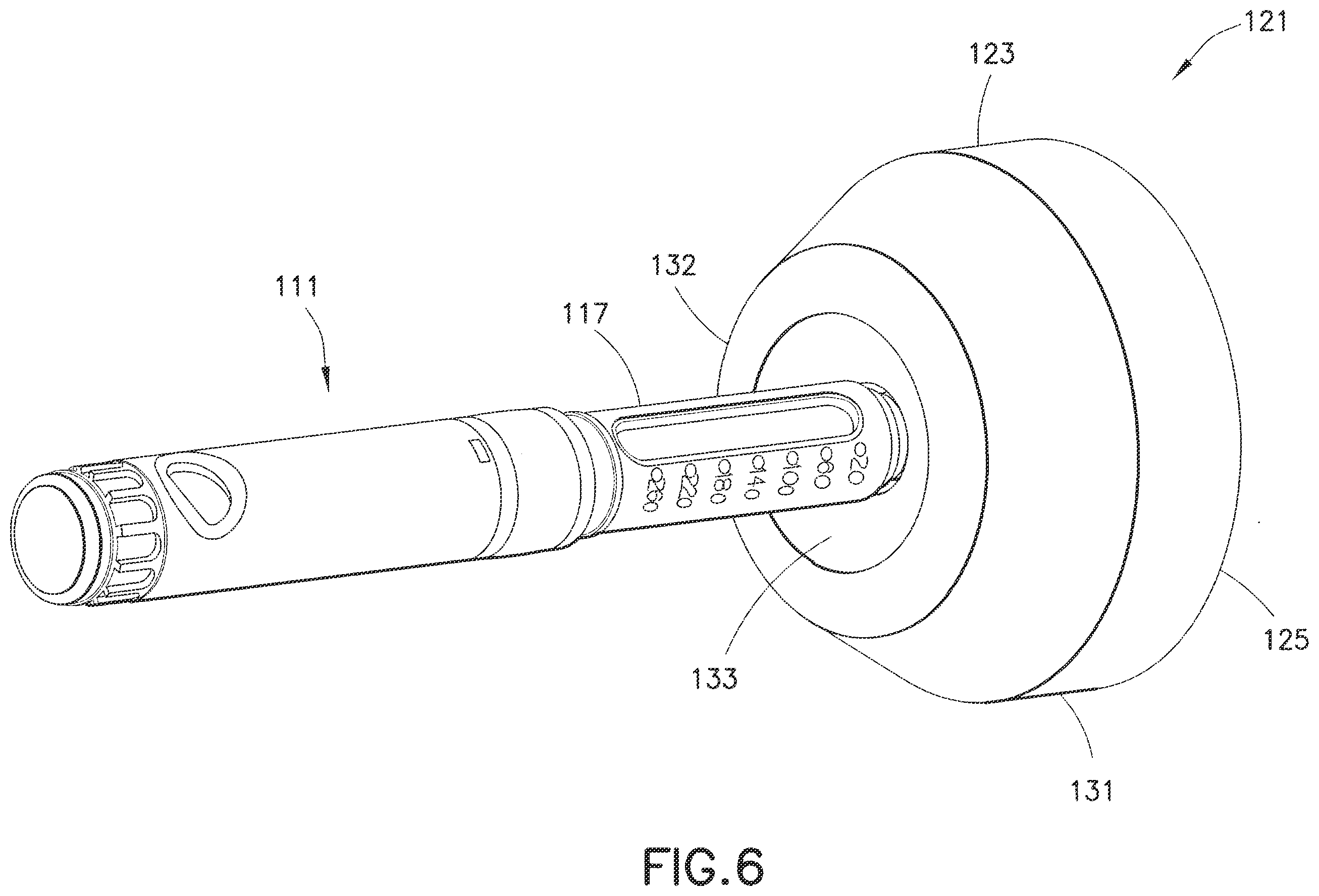 Patent US12569626 Figure 5 – Pen needle removal device for a drug delivery device