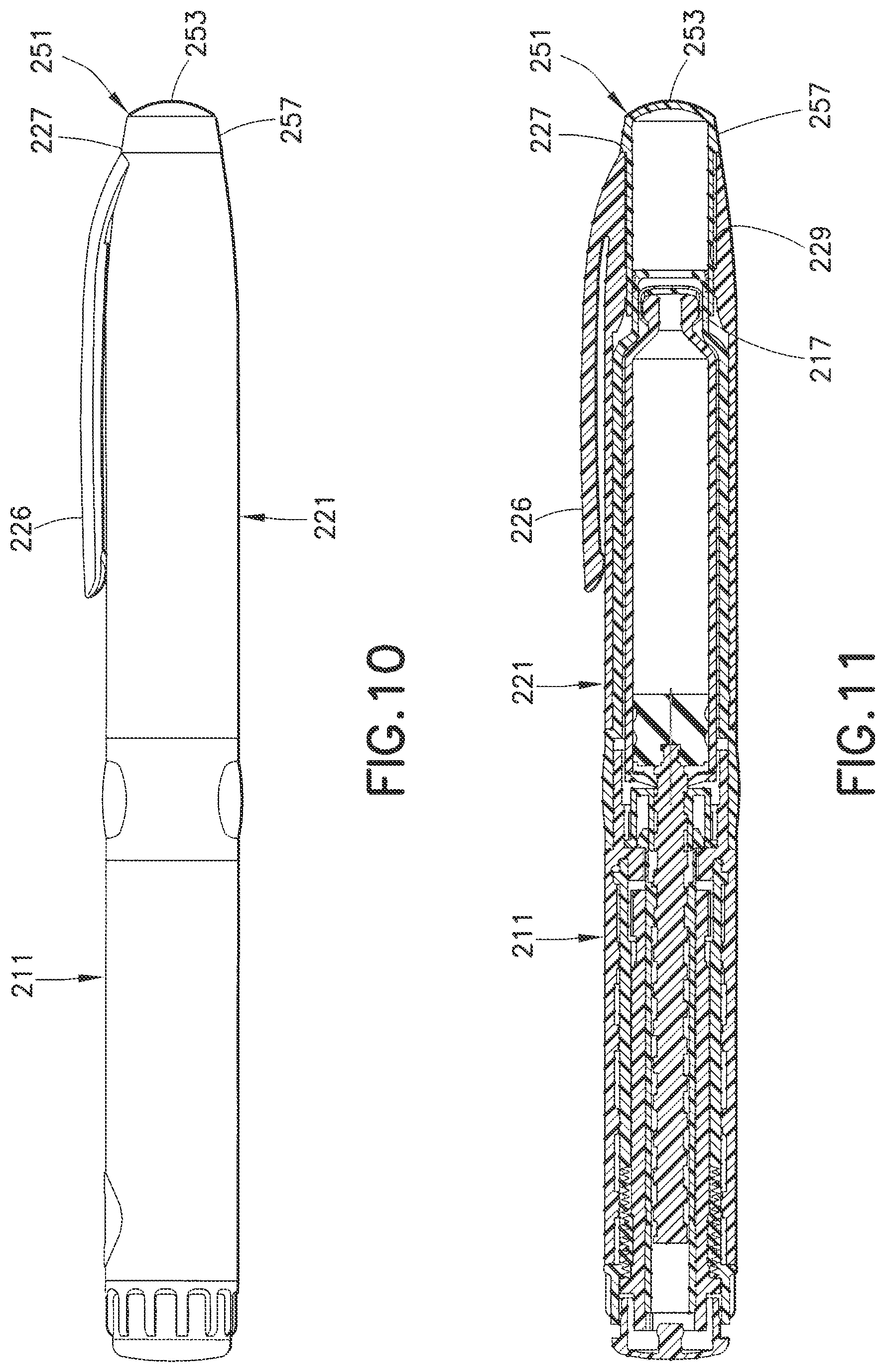 Patent US12569626 Figure 8 – Pen needle removal device for a drug delivery device