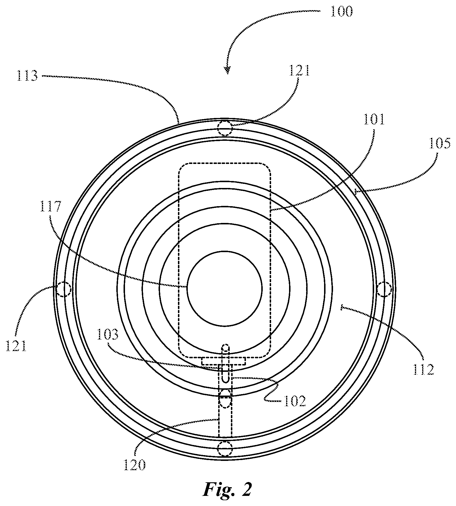 Patent US12569630 Figure 2 – Metered dose inhaler with mouthpiece extension