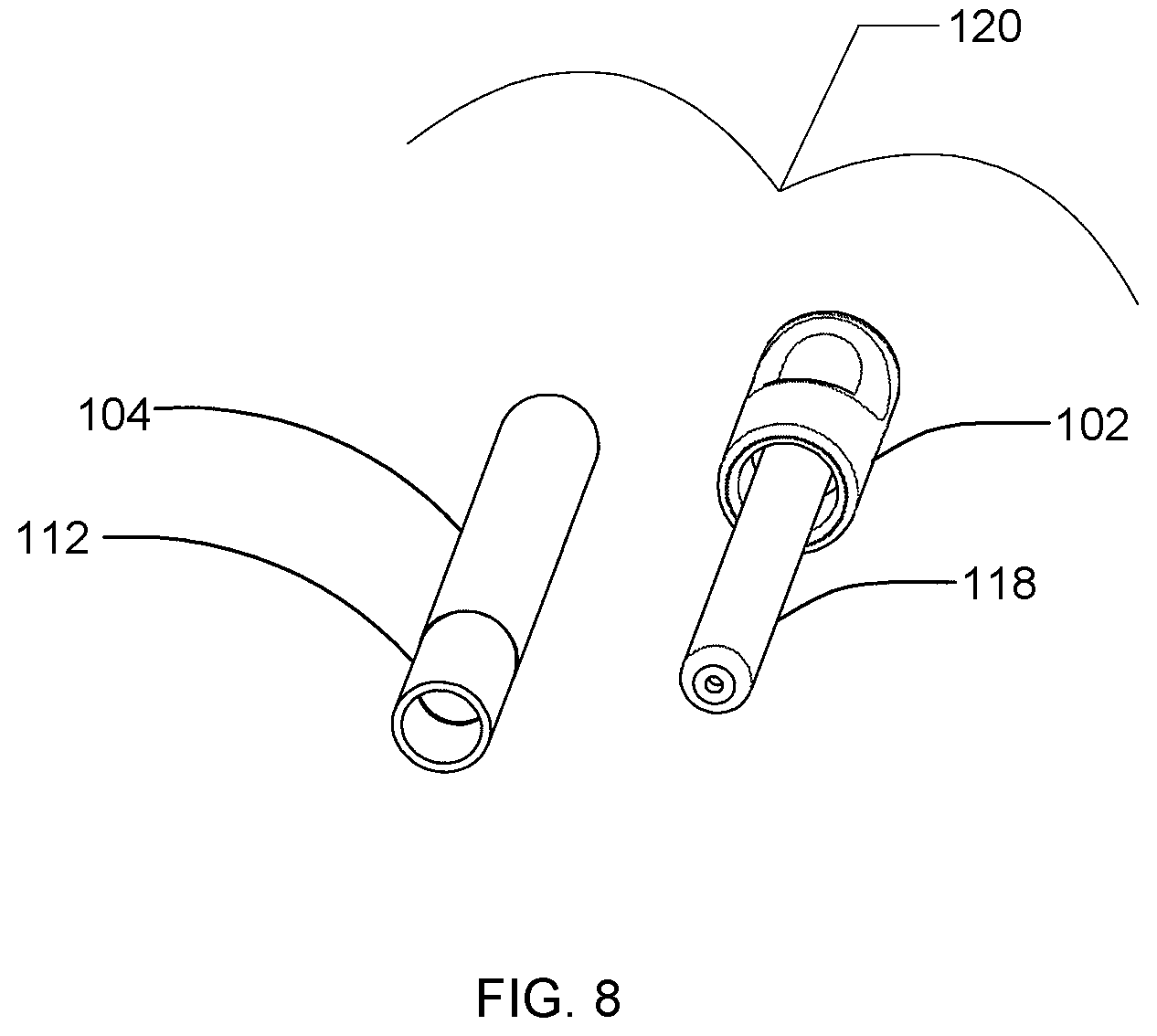 Patent US12569631 Figure 8 – Exothermal vaporizer